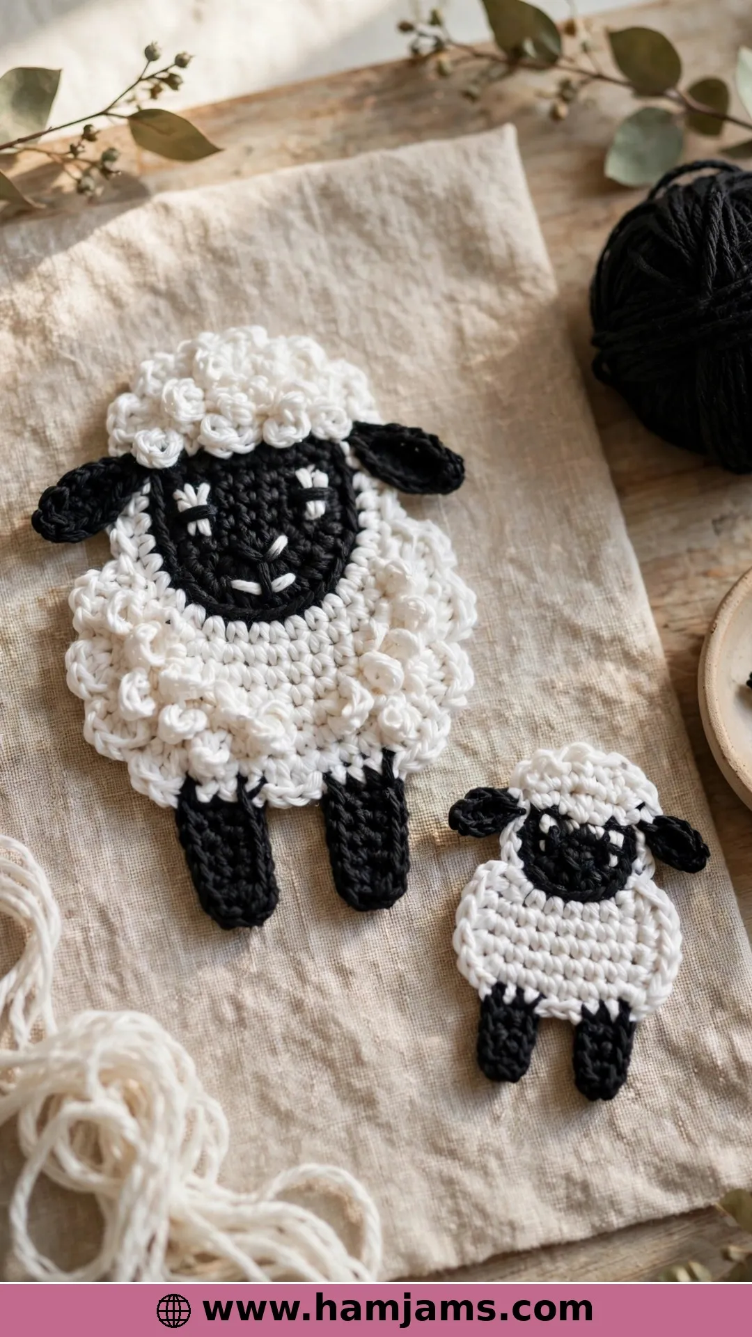 A Sheep and Lamb Pair