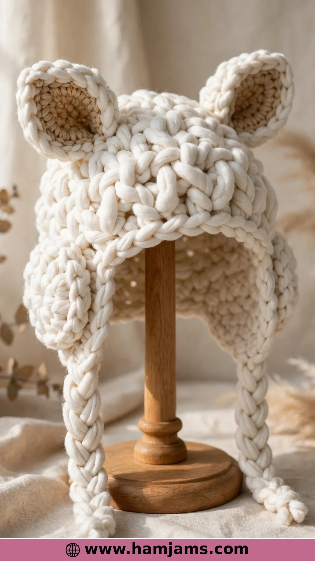 The Super-Bulky Newborn Lamb Hat