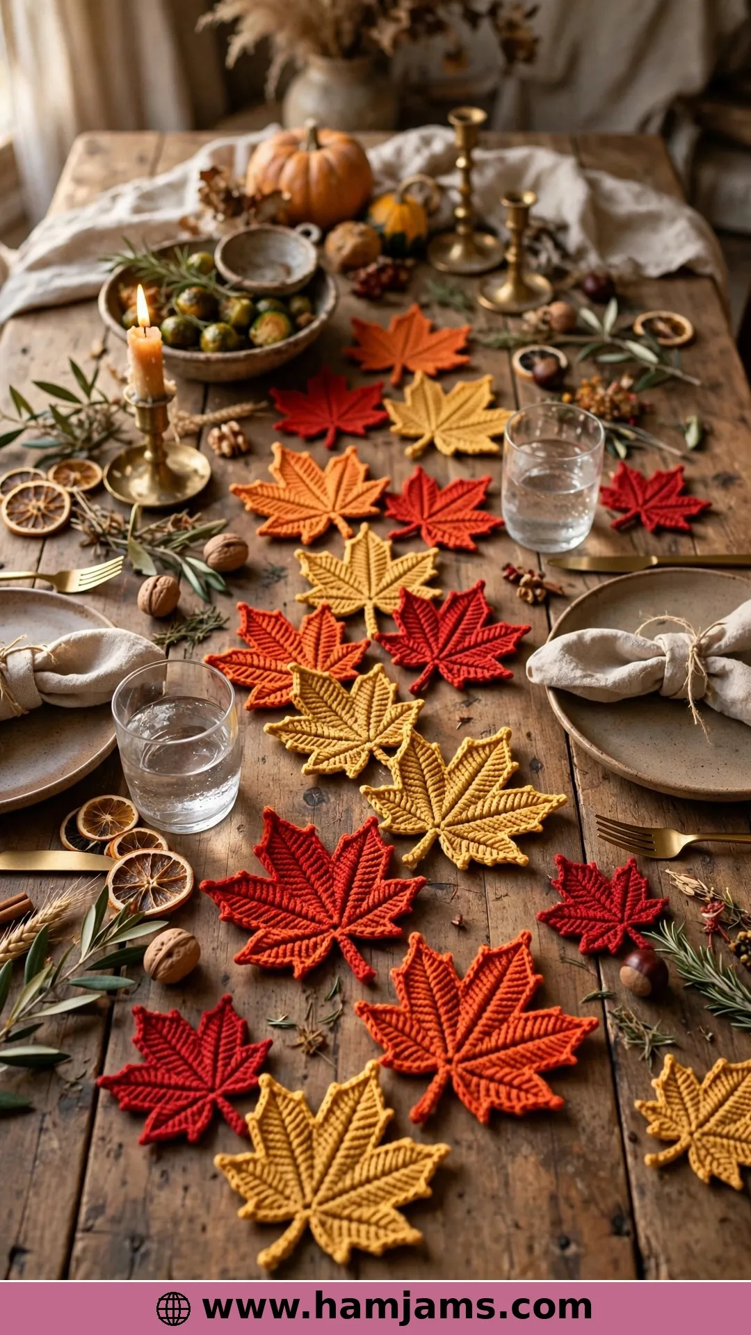 A Maple Leaf Built Row by Row