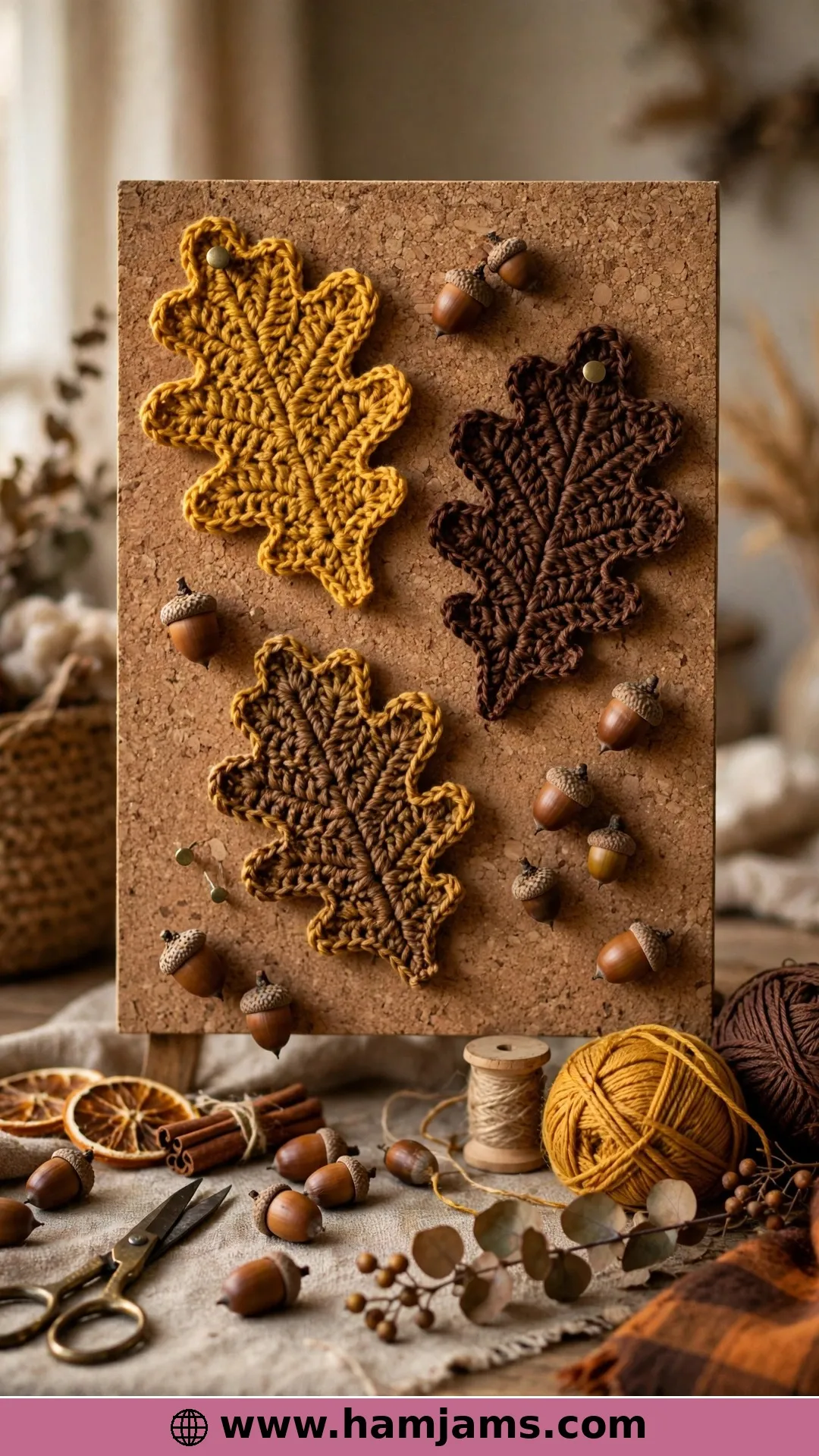 Two Rounds to a Rustic Oak Leaf