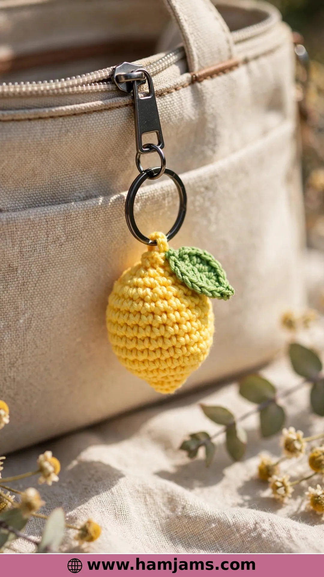The Pocket Lemon Keychain