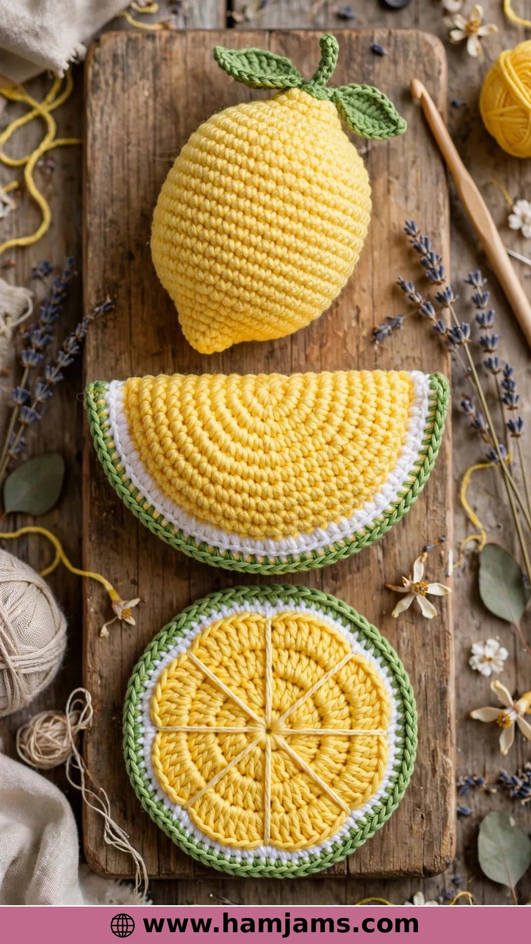 Three Lemons in One Pattern