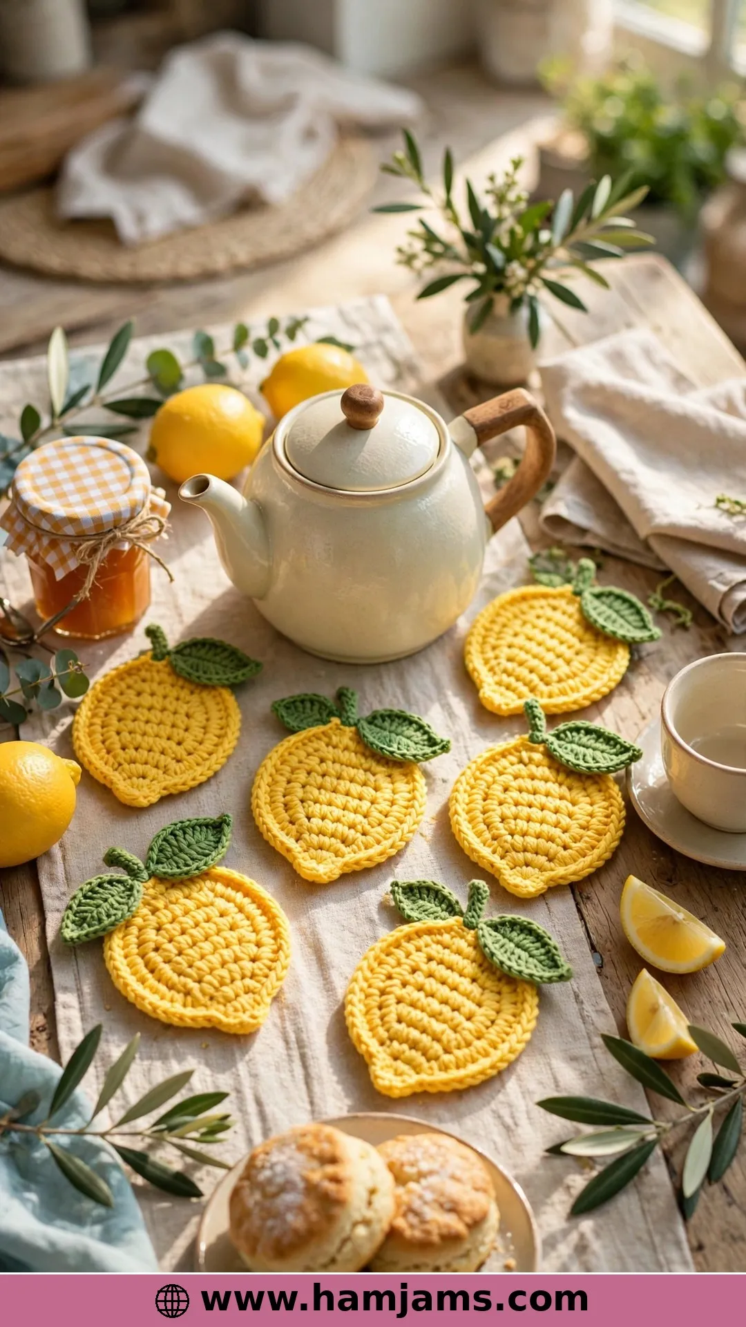 The Fifteen-Minute Lemon Coaster