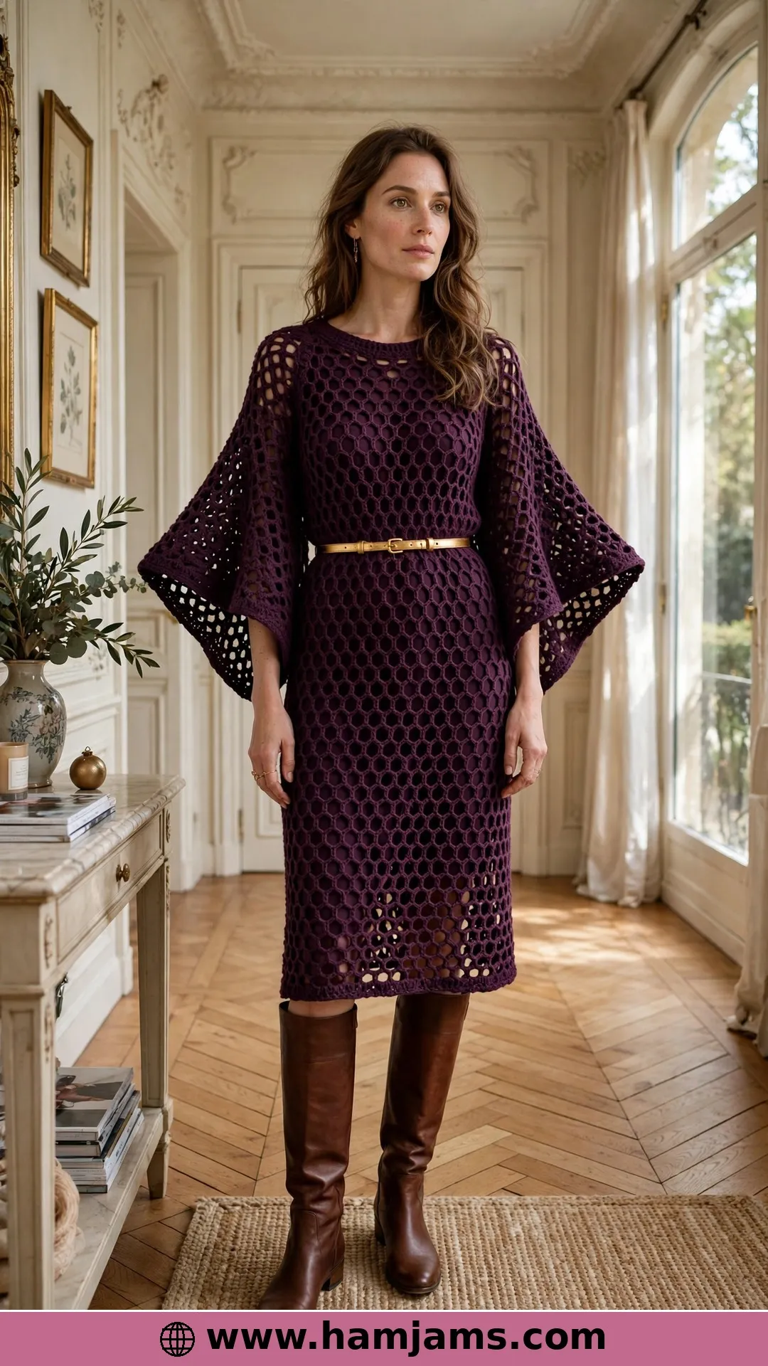 The Batwing Honeycomb Dress