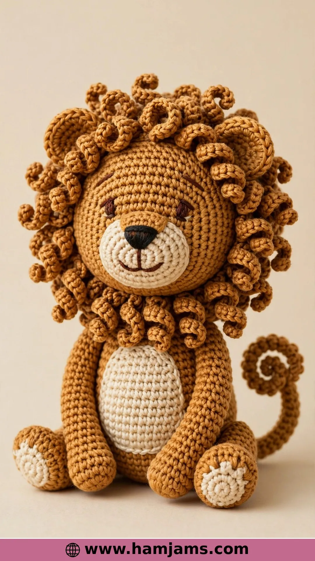The Lion With the Curly Chain Mane