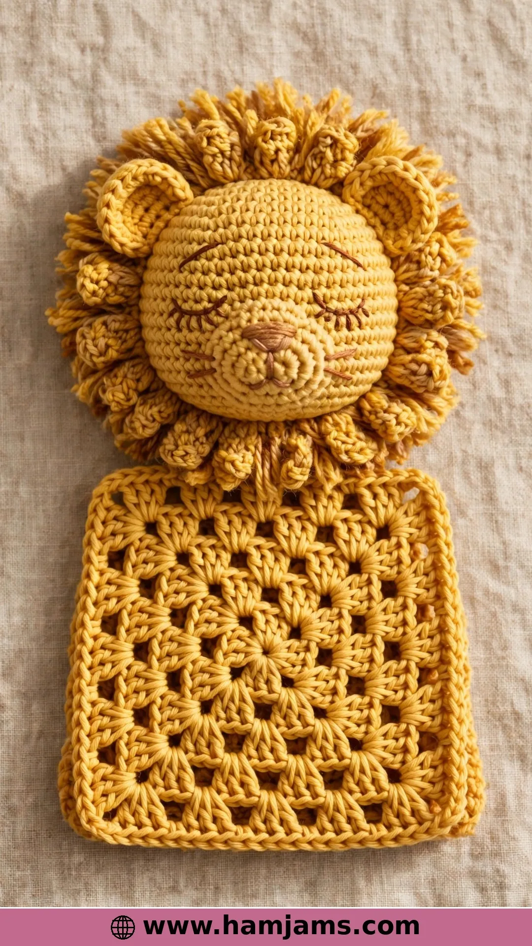 The Granny Square Lion Lovey