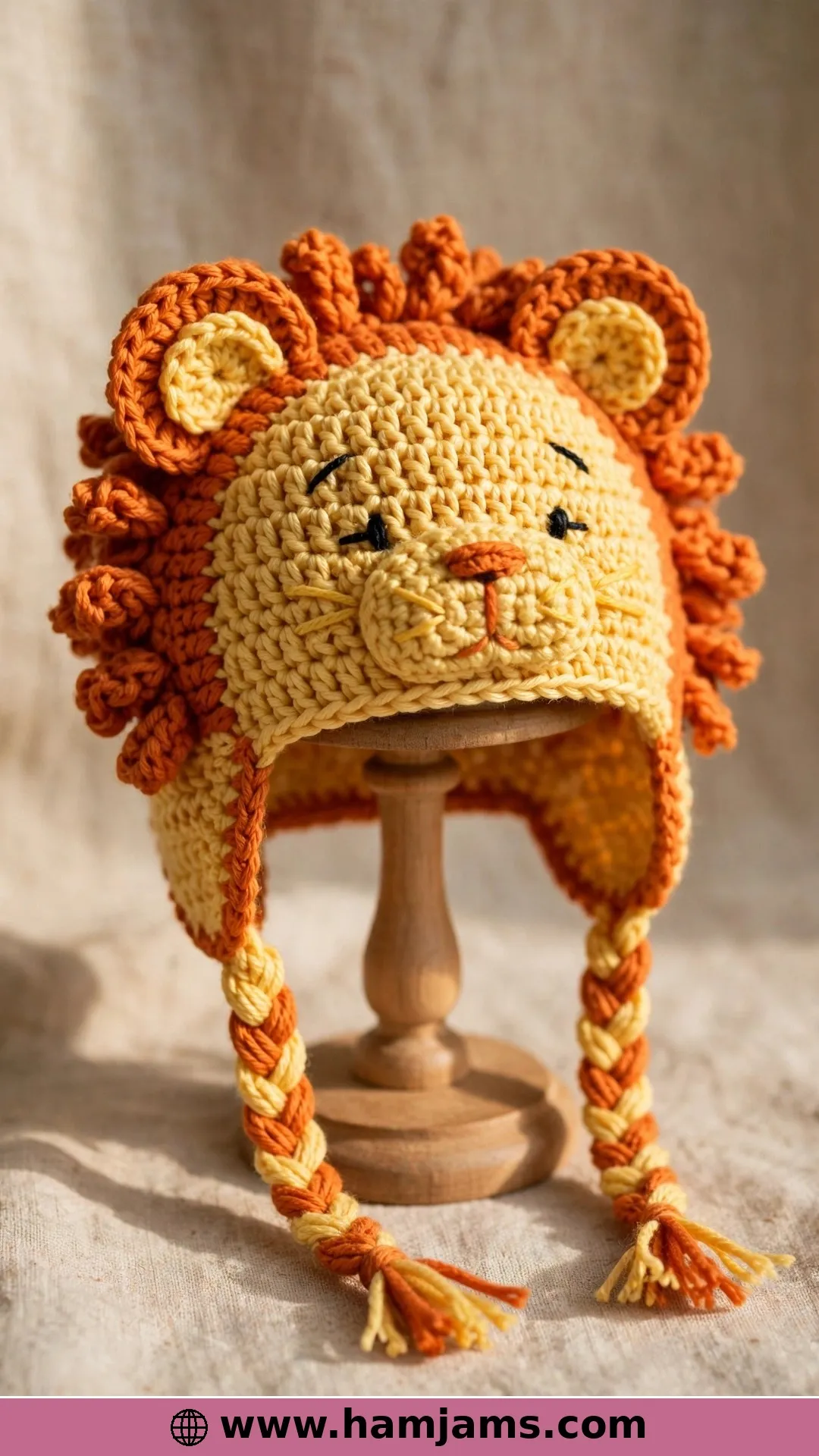The Mighty Jungle Newborn Lion Hat