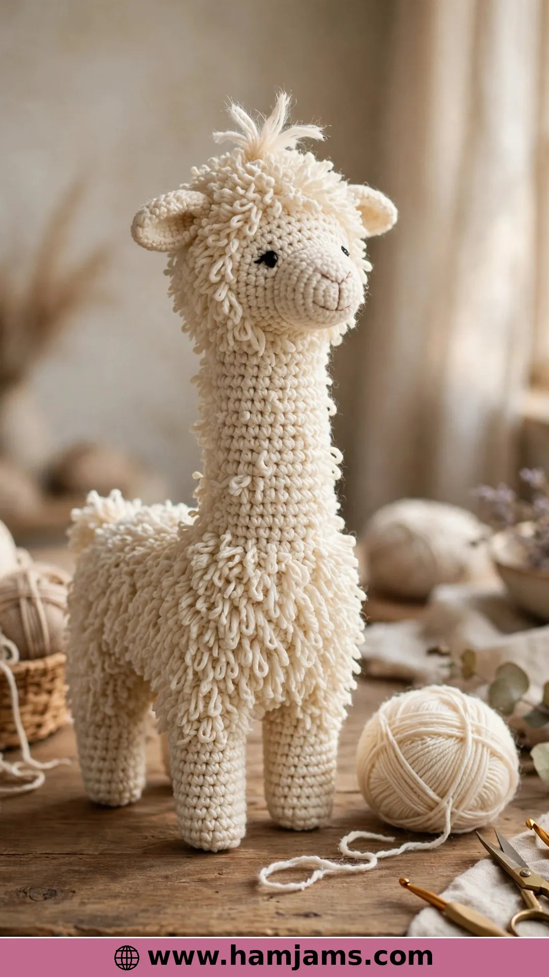 Loki, the Tall Loop-Stitch Showpiece