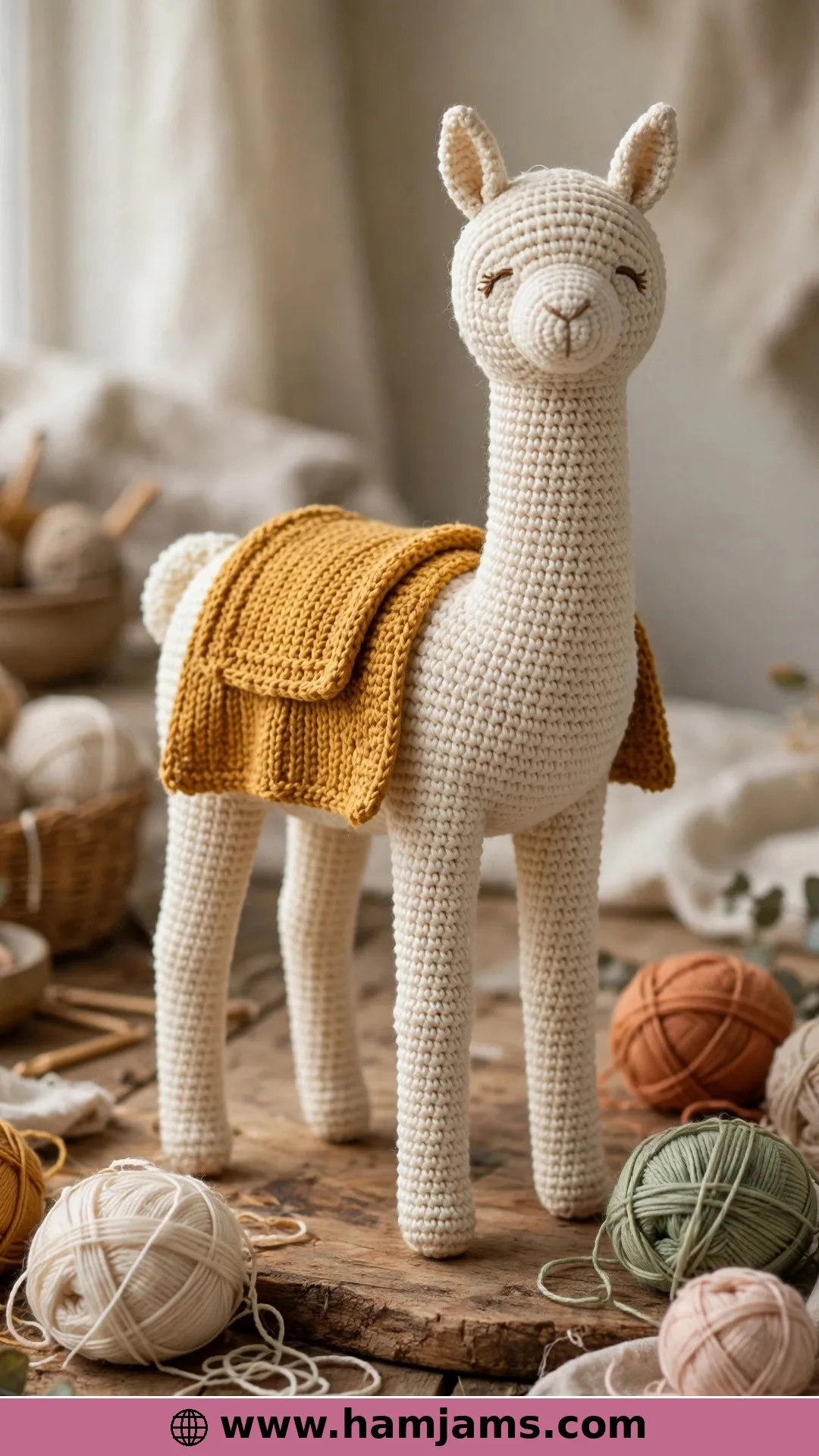 The Low-Sew Llama (Only Ears to Attach)