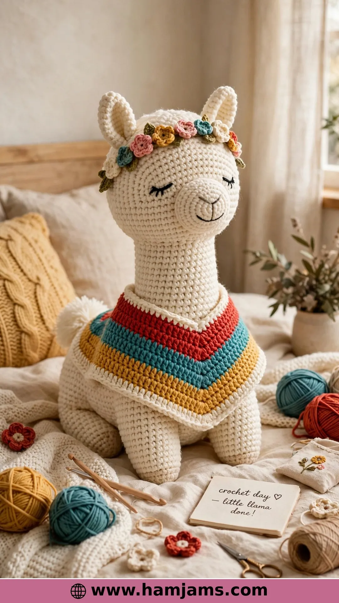 The Cuddly Stuffy in a Striped Poncho