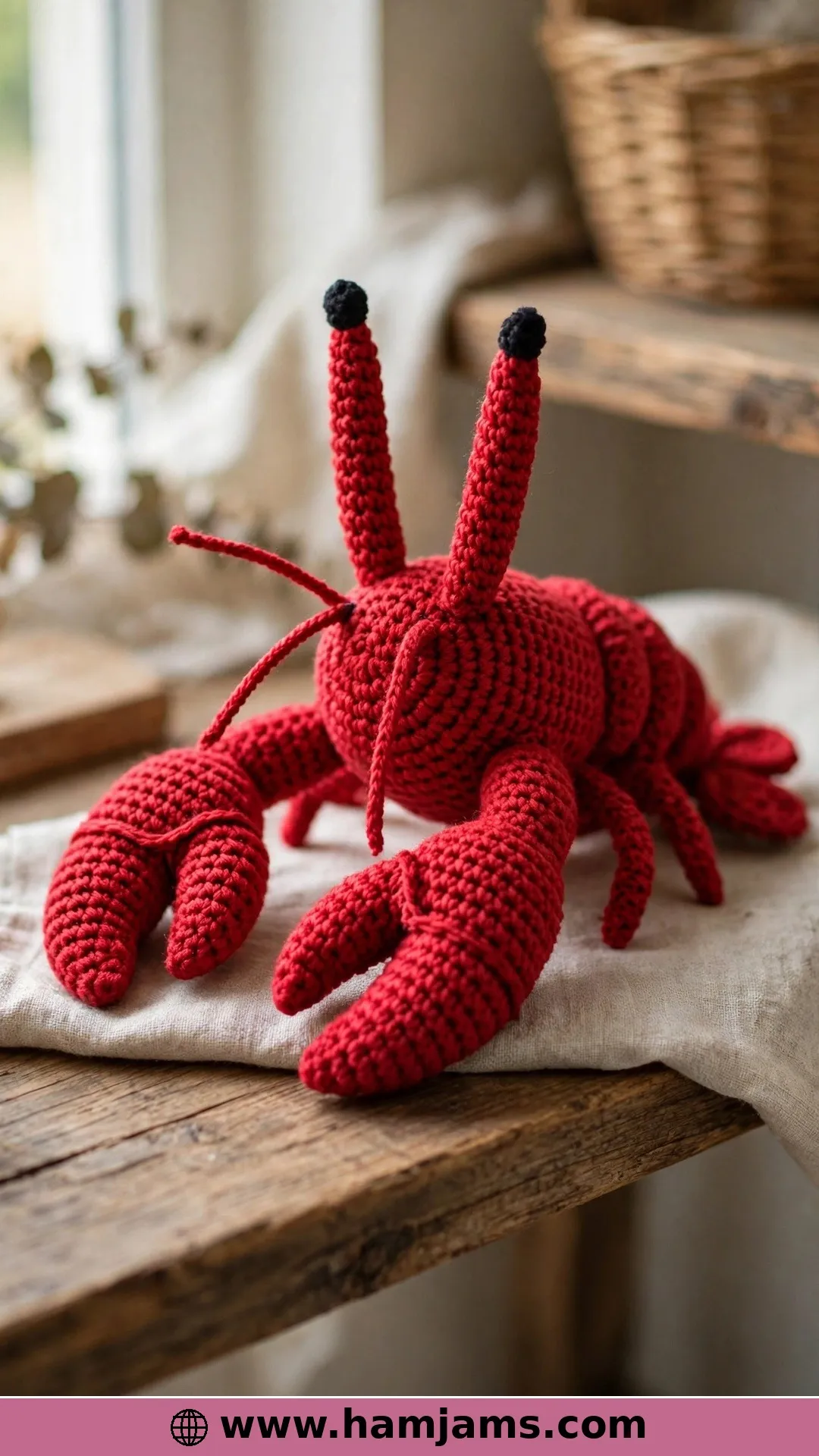 The Classic Worsted Lobster With Two-Part Claws