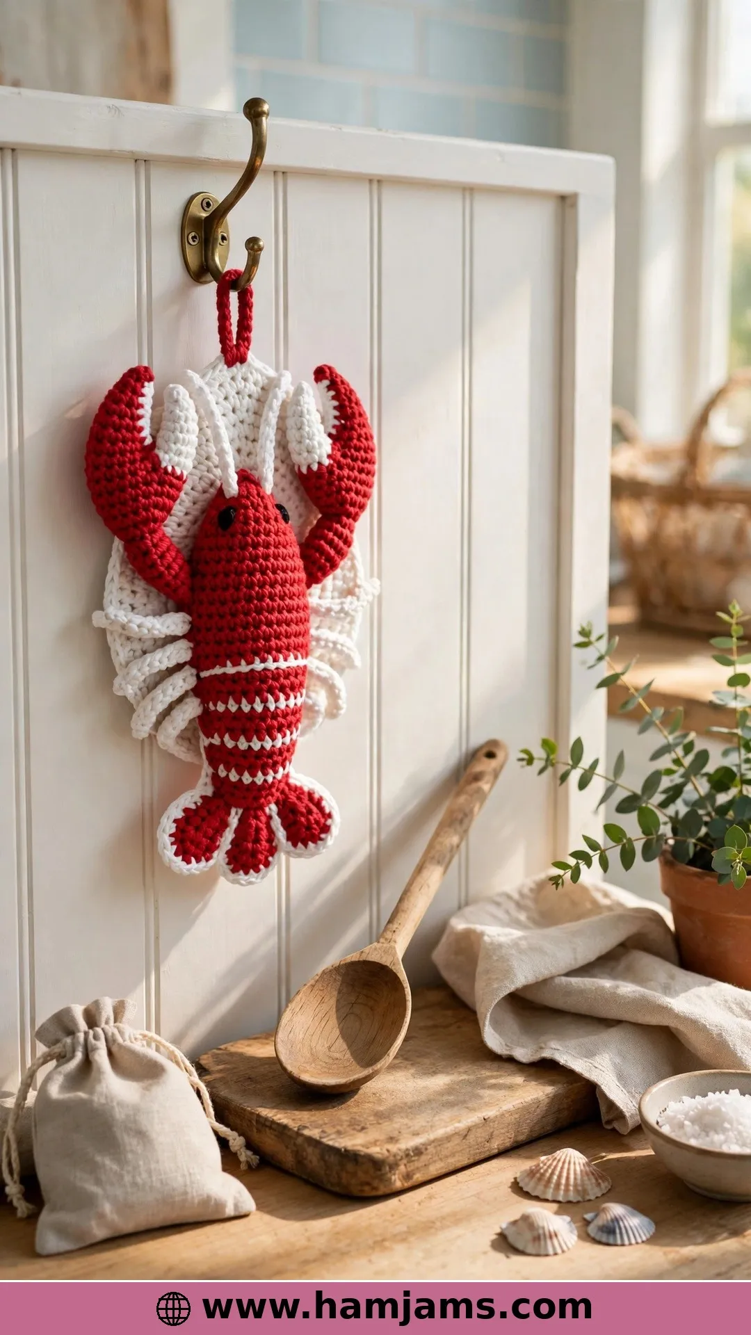 A Vintage Lobster Potholder