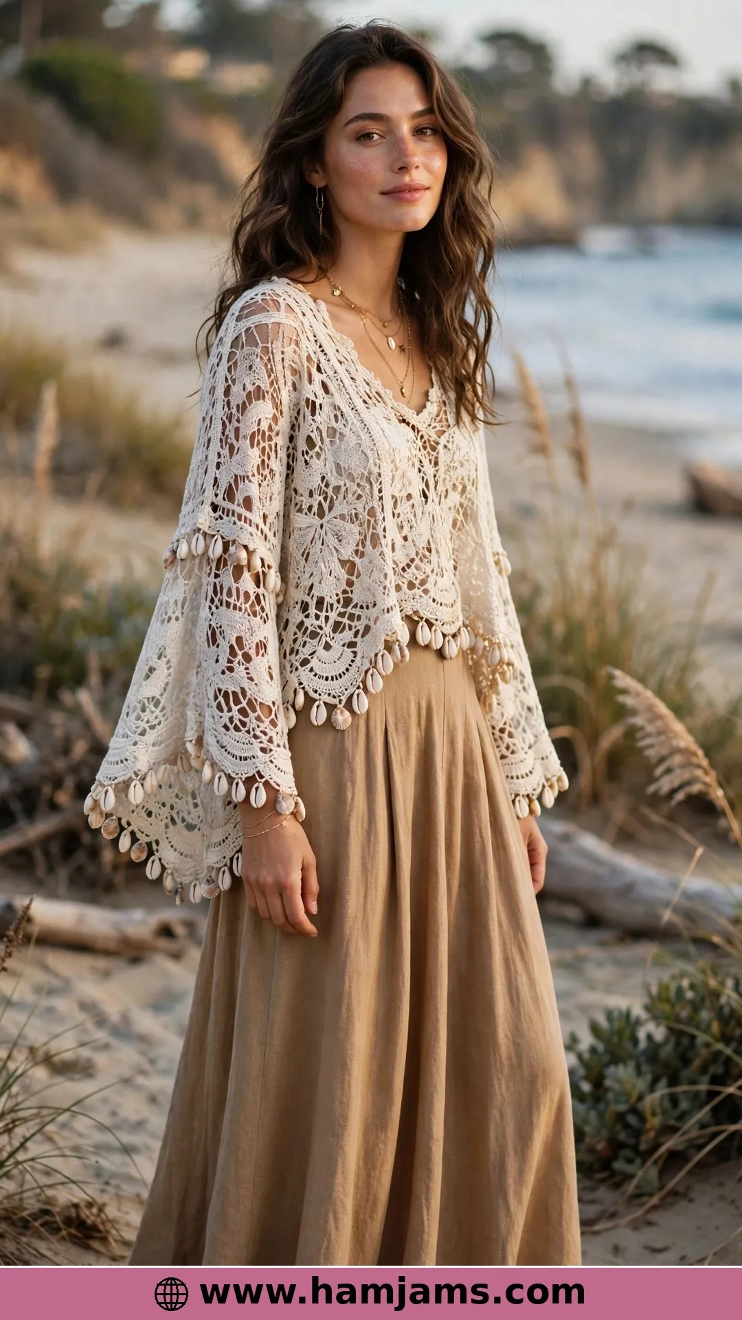 Vertical Panels and Boho Cluster Lace