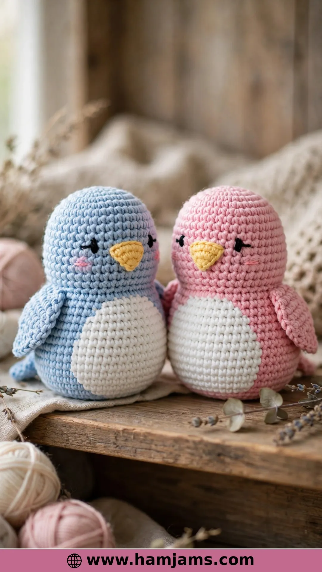 Buff and Puff, Two Chubby Beginner Lovebirds