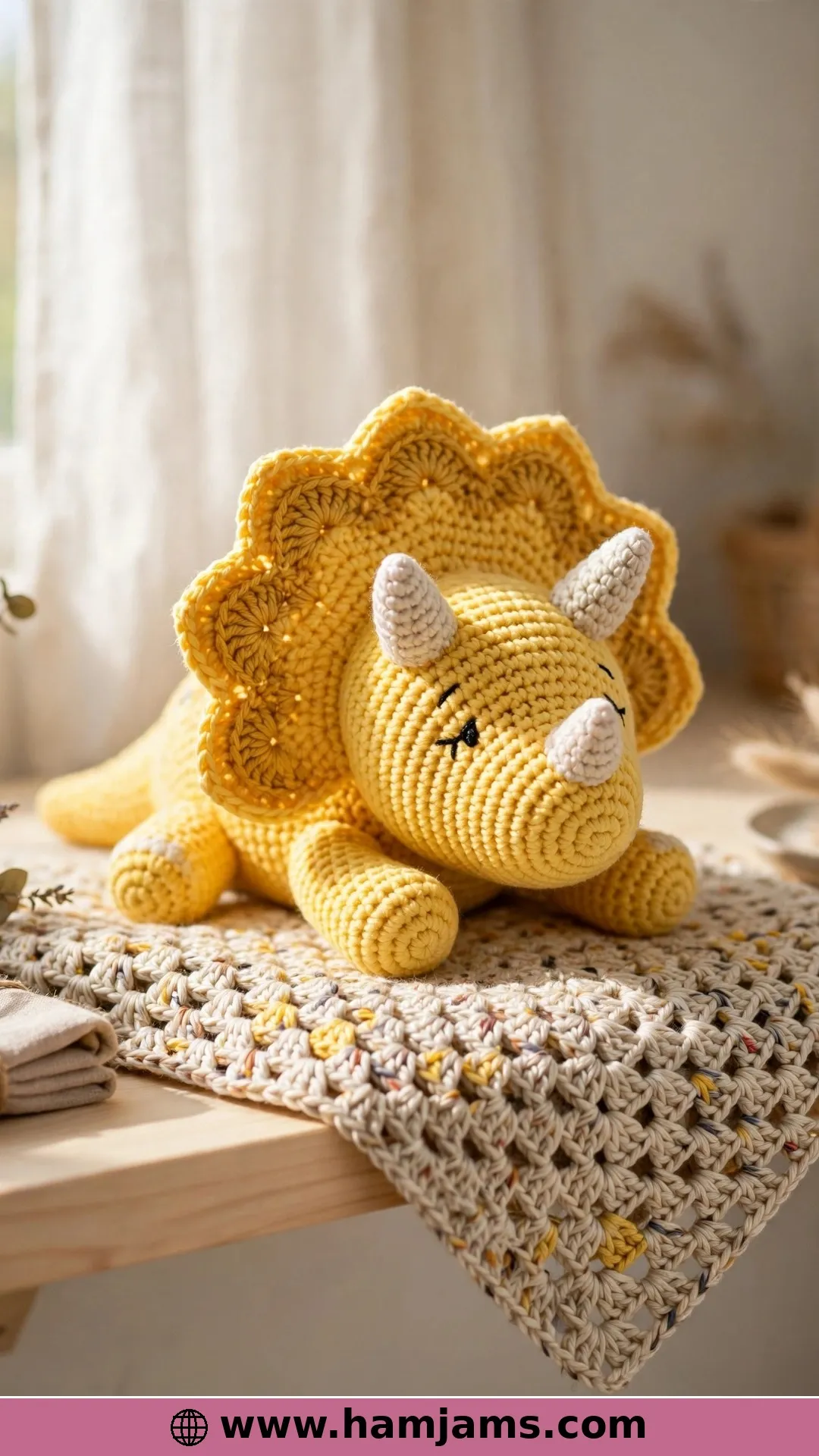 A Sunny Triceratops with a Frill