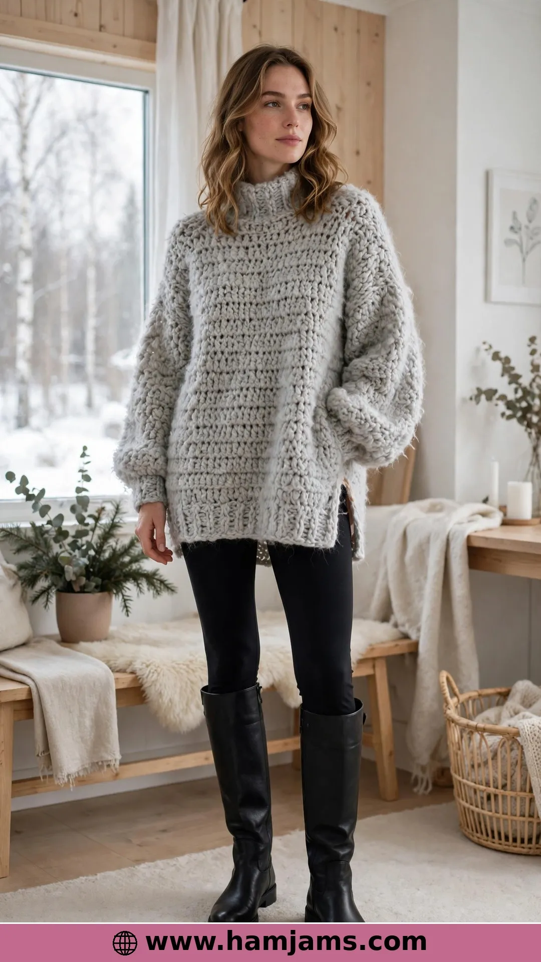 Nordic Cloud with a High Neck