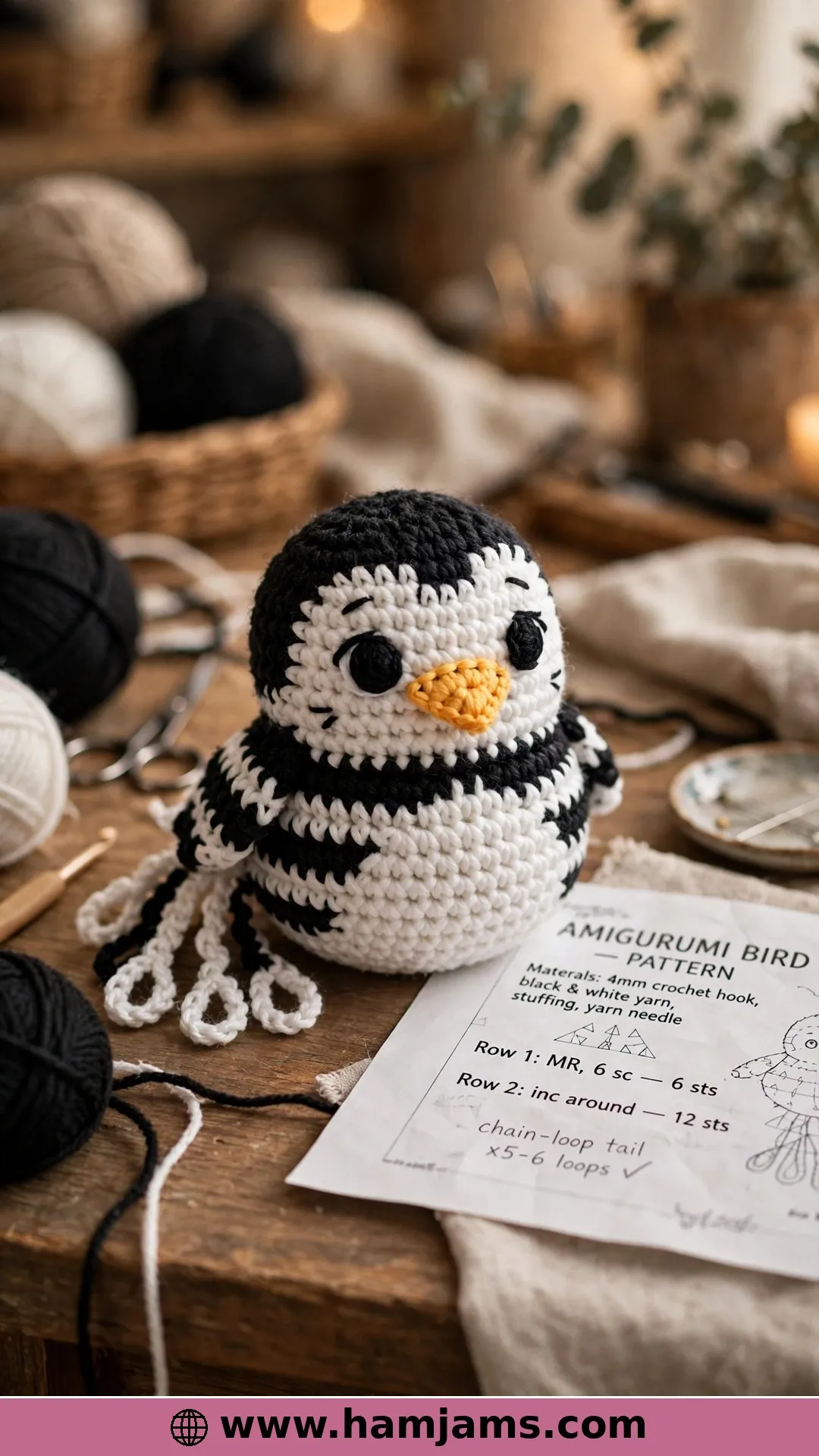 Library Amigurumi Bird