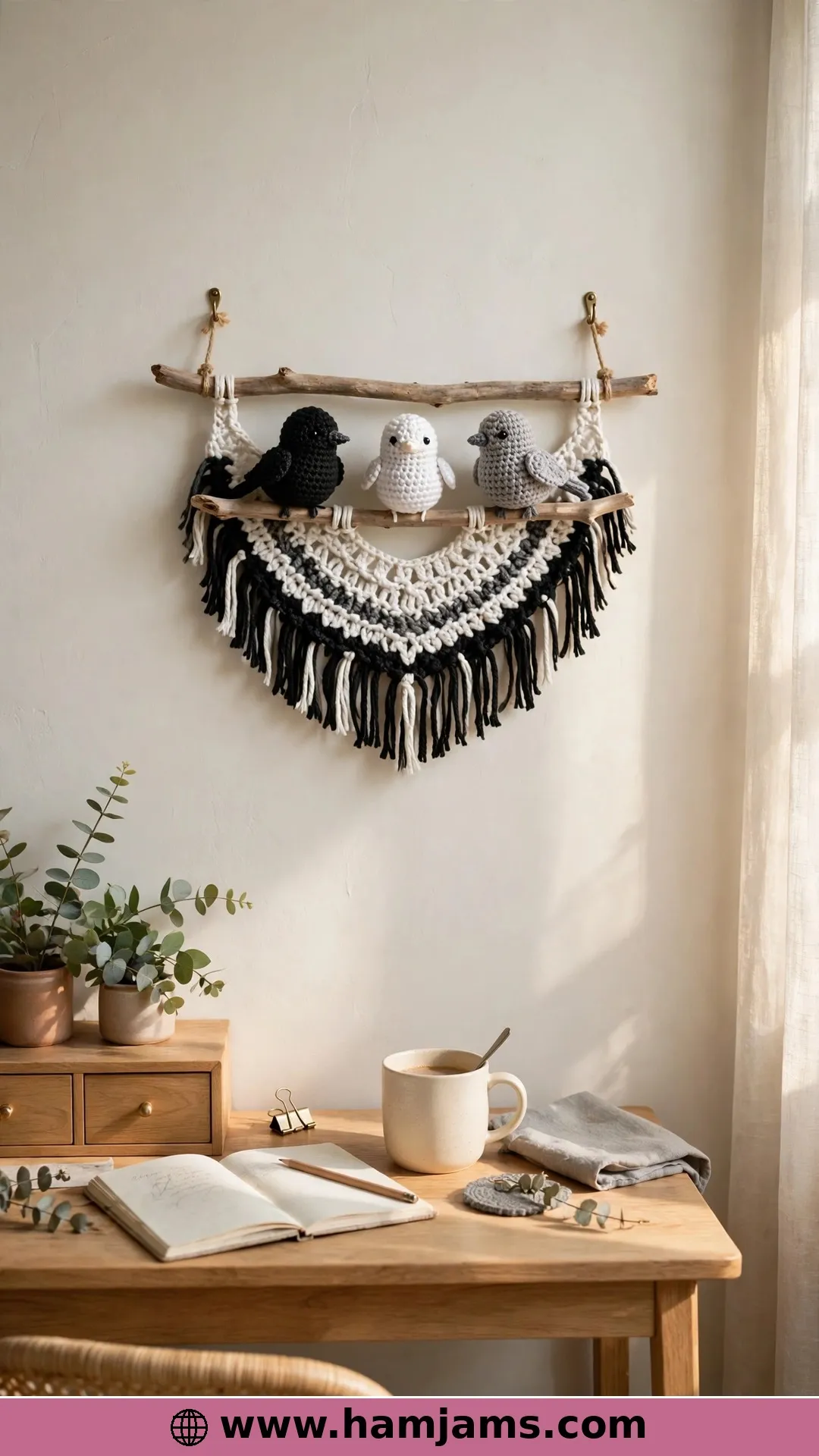 Three Little Birds Wall Hanging