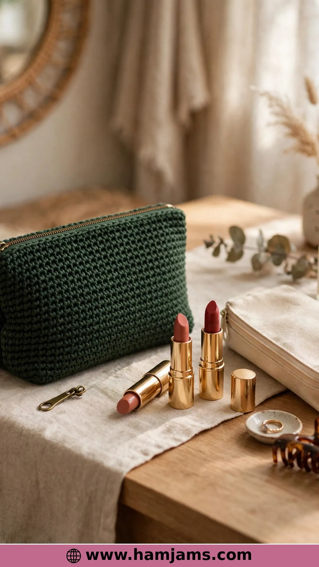 The Simple Single-Crochet Starter Pouch