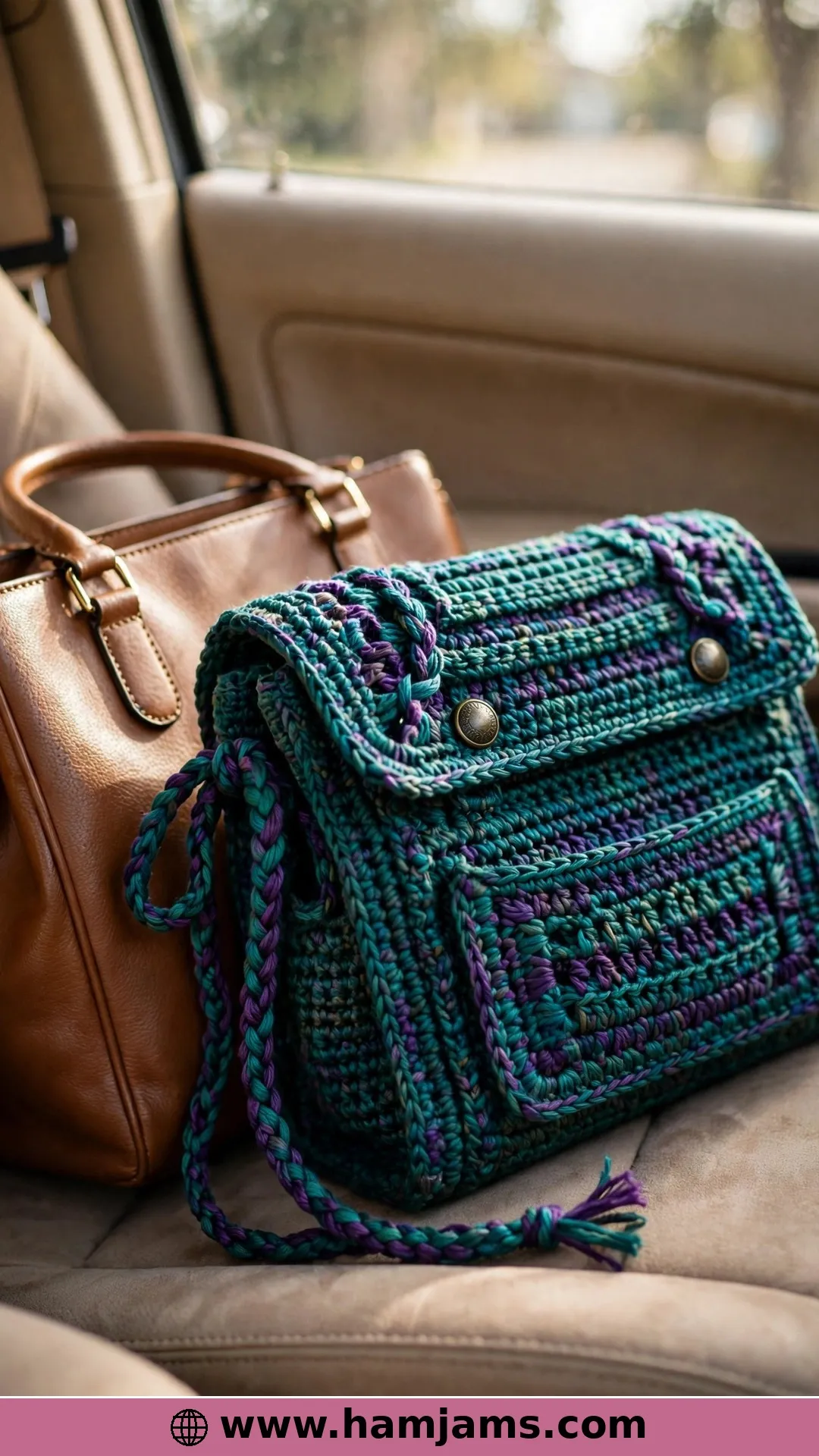 The Fold-Over Bag With Braided Ties
