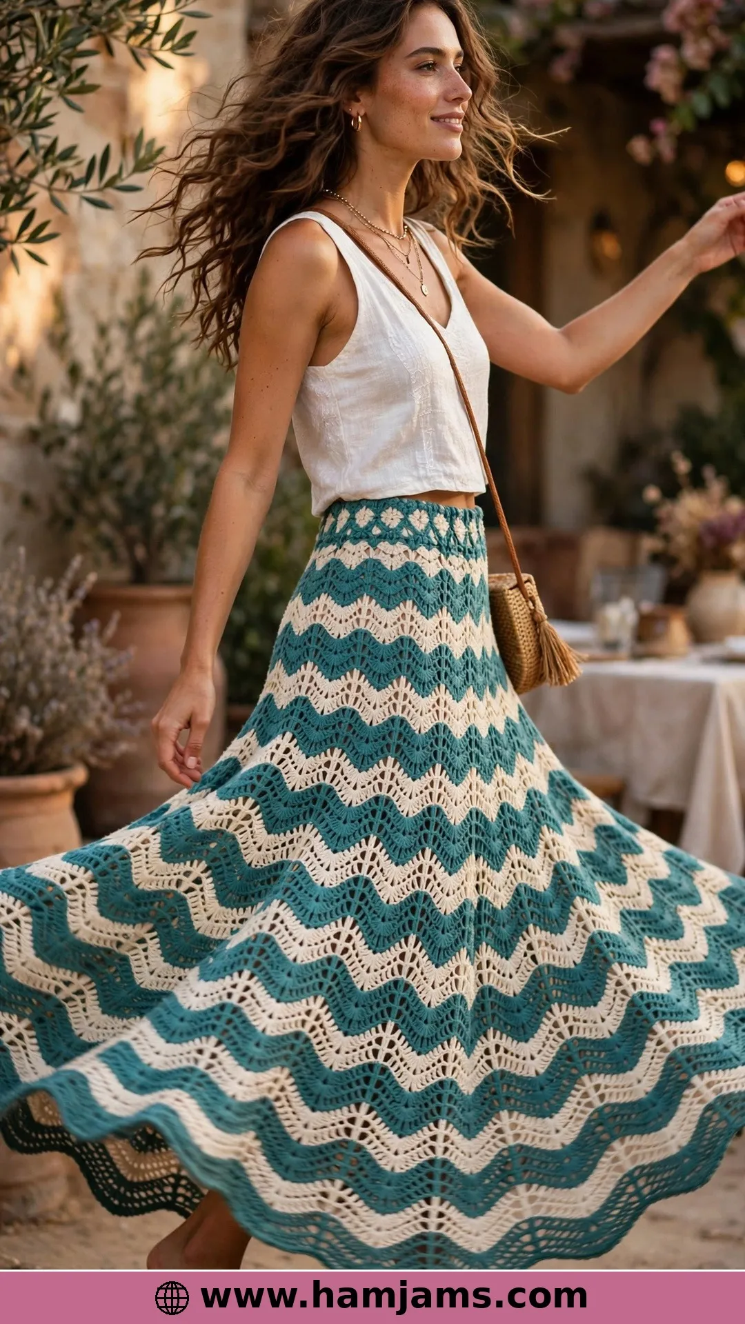 Two-Colour Ripples, Worked as Long as You Like