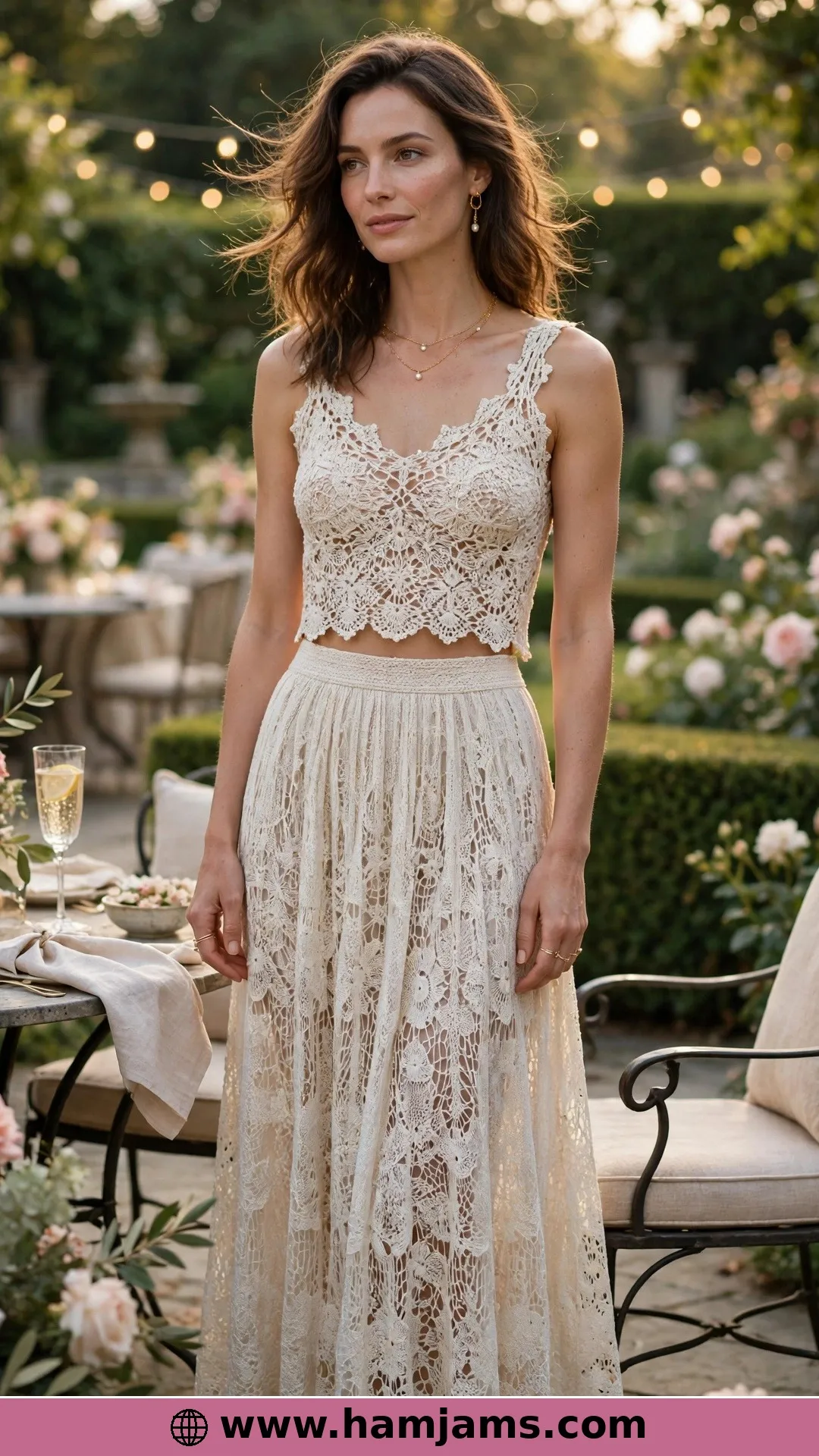 The Lined Lace Set With a Matching Top