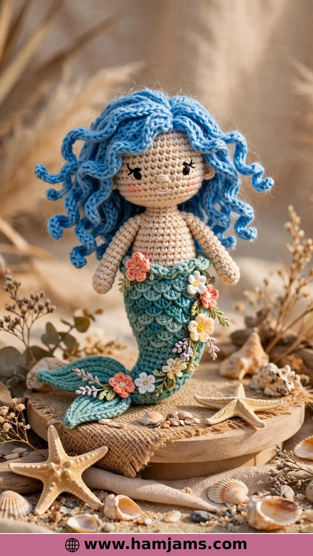 A Dress-Up Doll With Her Own Flower-Trimmed Tail