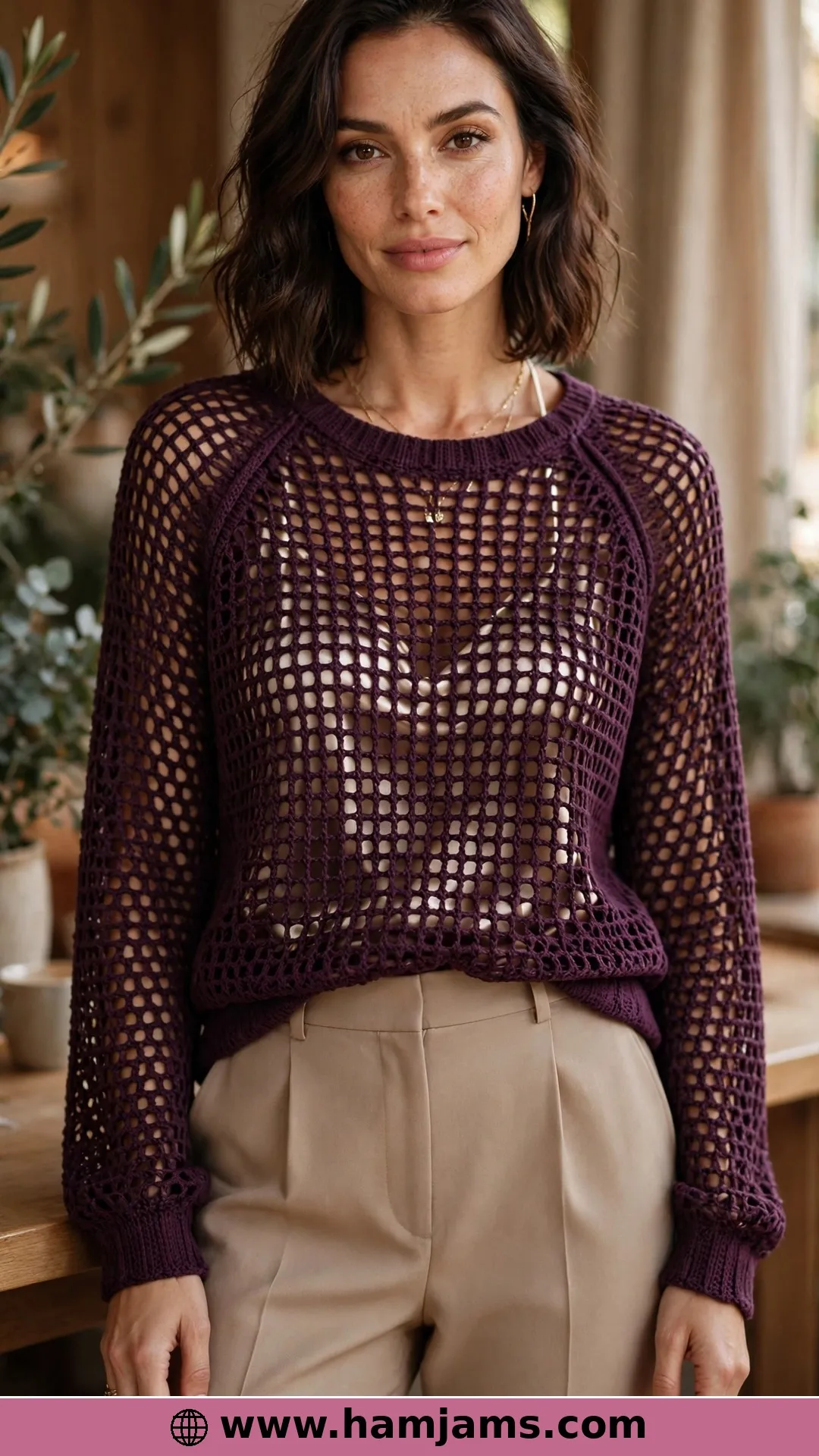 The Dressier Raglan in Open Mesh