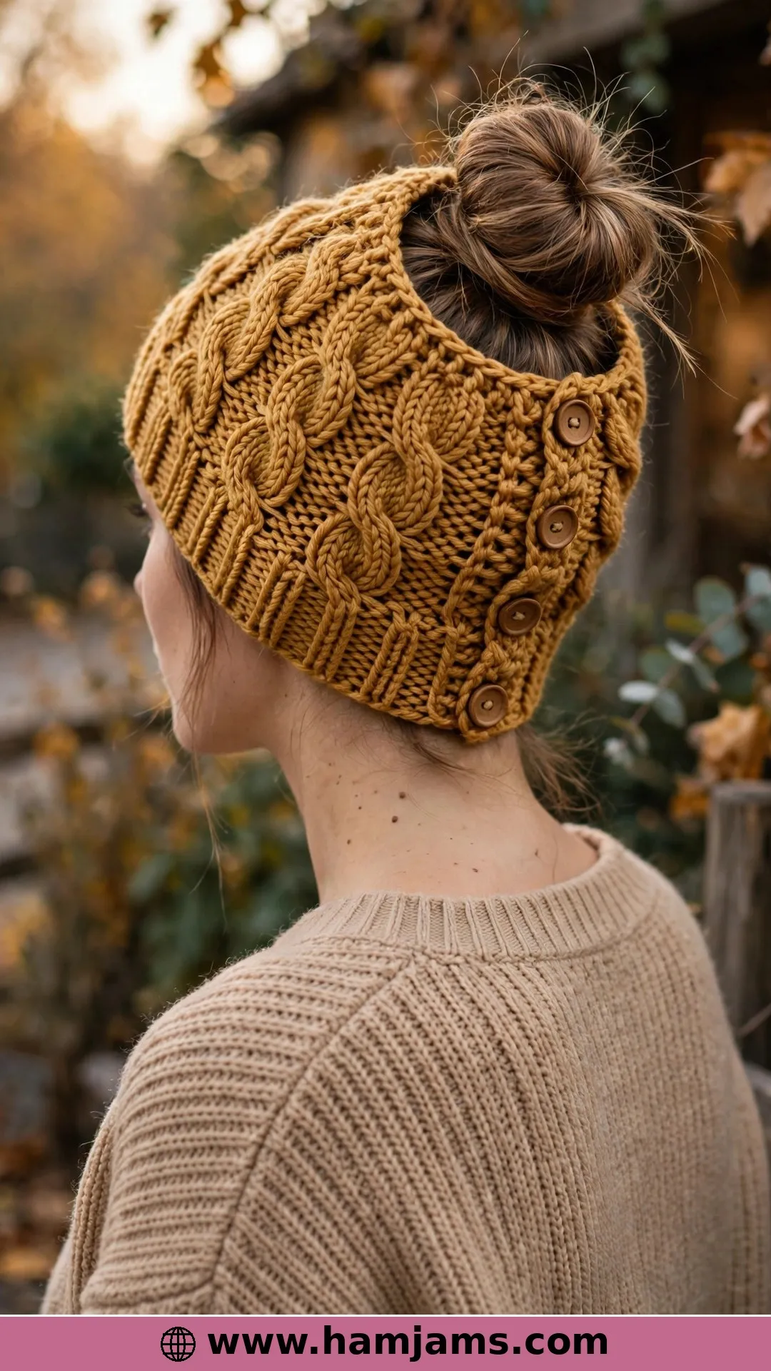 The Button-Up Beanie That Never Touches Your Bun
