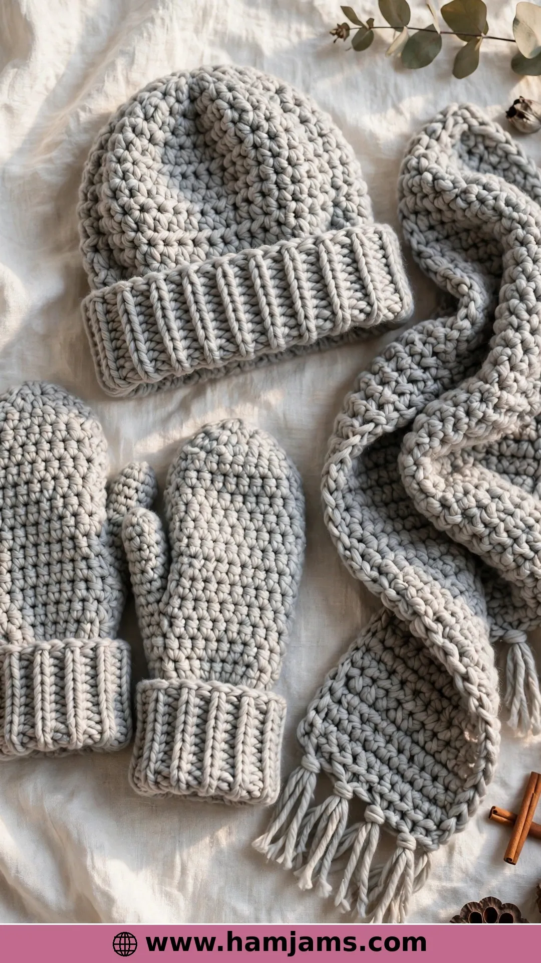 Maggie's Mittens With the Ribbed Cuff You Crochet First