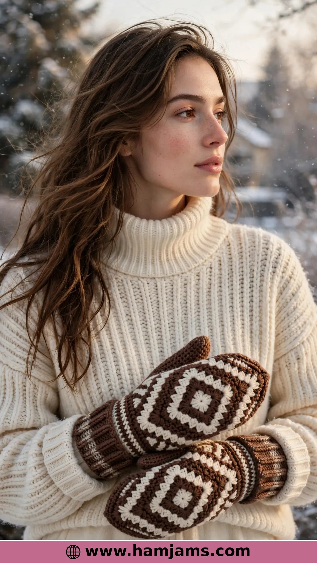 Bold Mosaic Mittens That Look Intricate but Aren't
