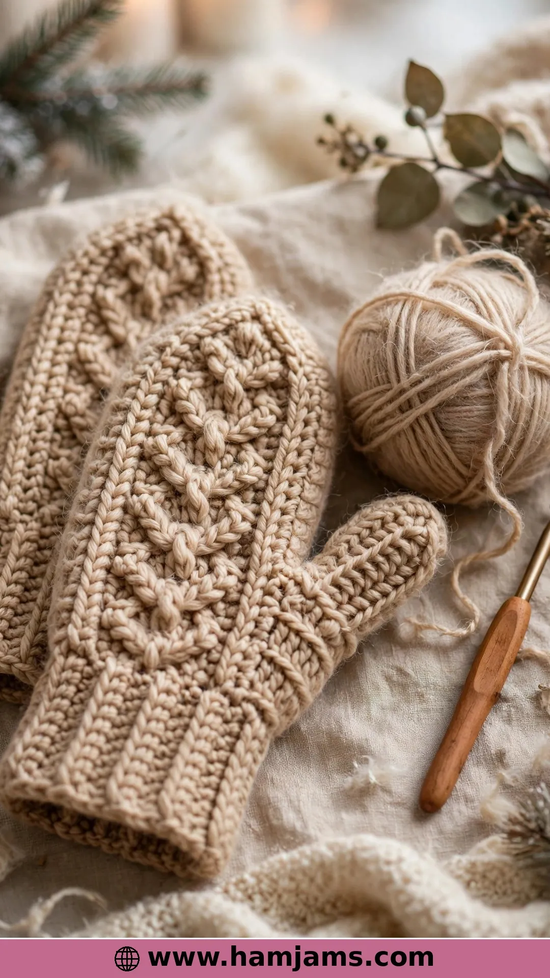 Linn: Textured DROPS Mittens With a Proper Thumb Gusset