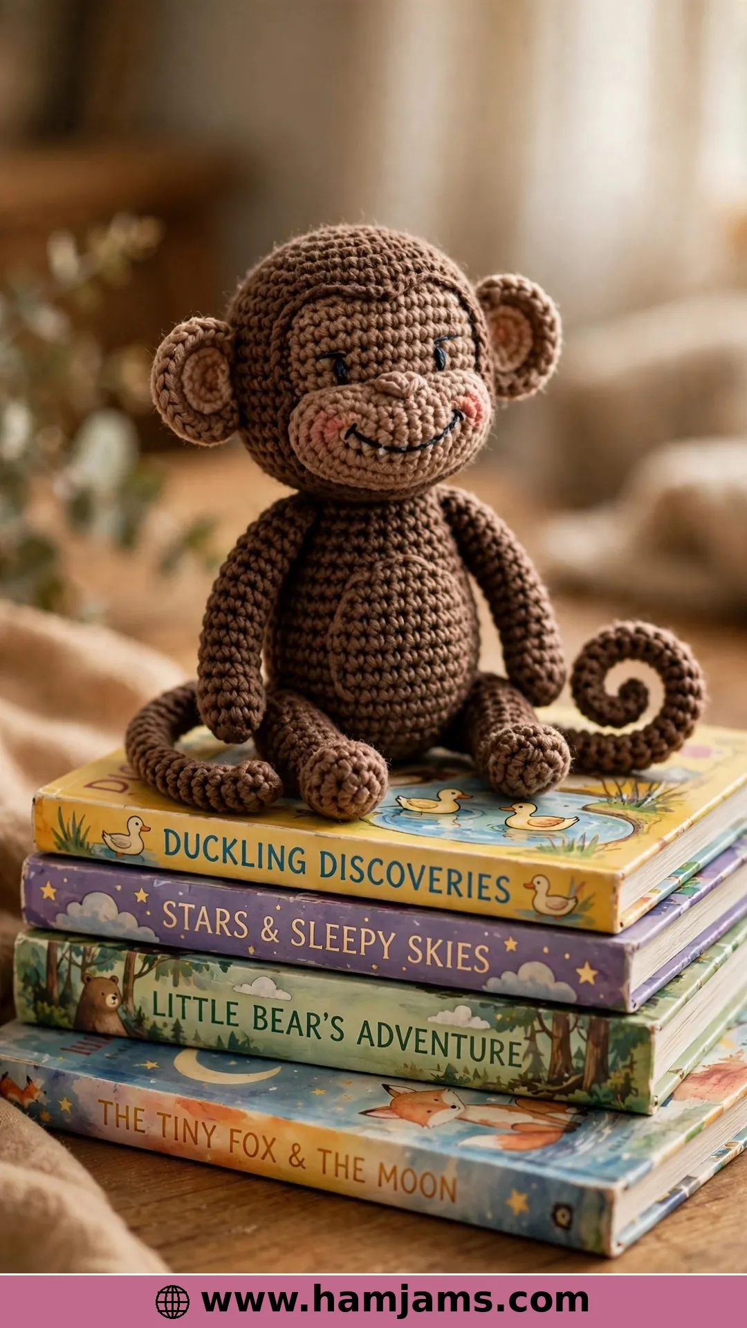 Mischief, the Cheeky Monkey With the No-Sew Tail