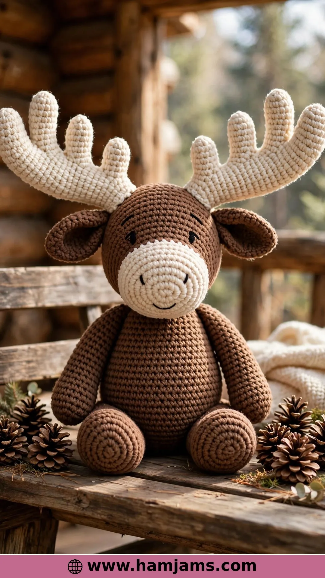 The Big Cuddly Moose in Worsted Weight