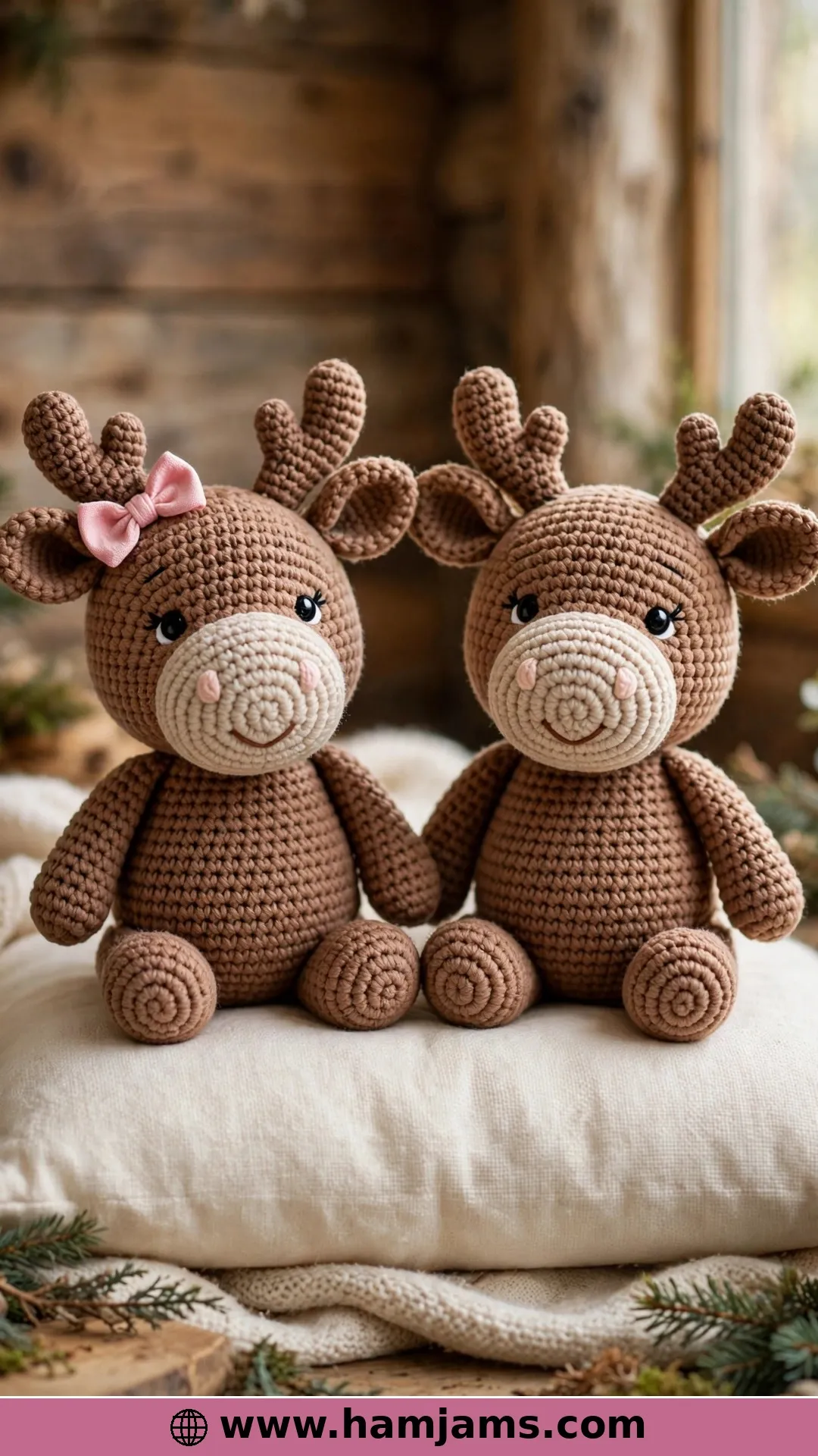 Miles and Millie, the Moose Pair