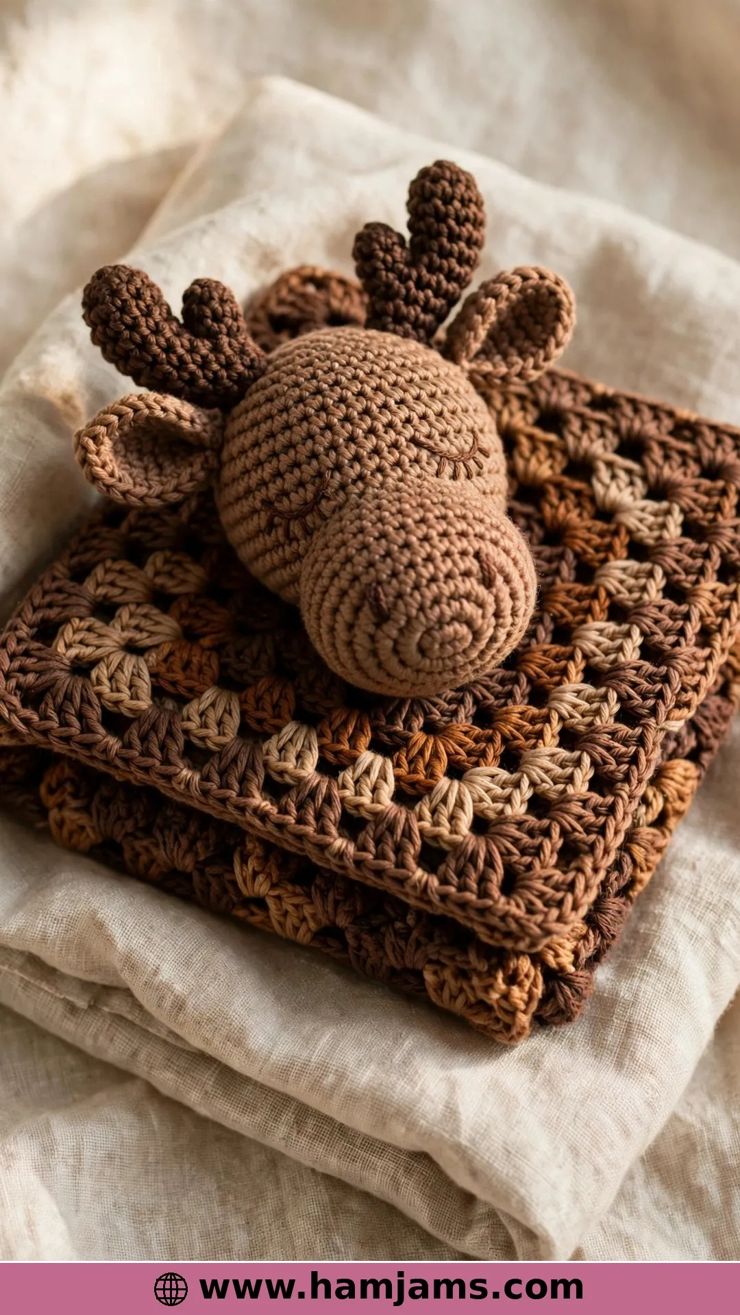 The Sleepy Moose Lovey Blanket