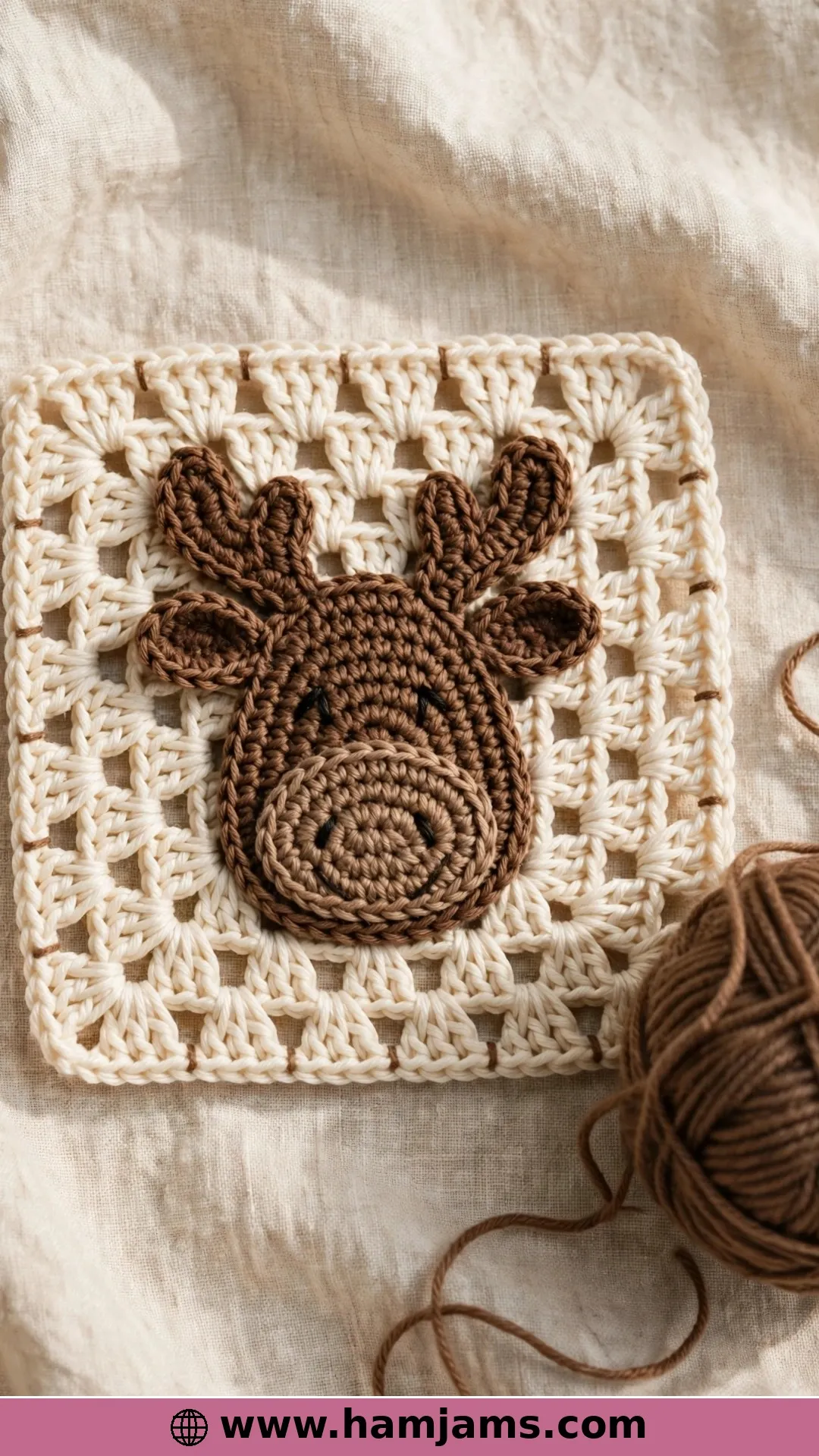 The Woodland Moose Appliqué