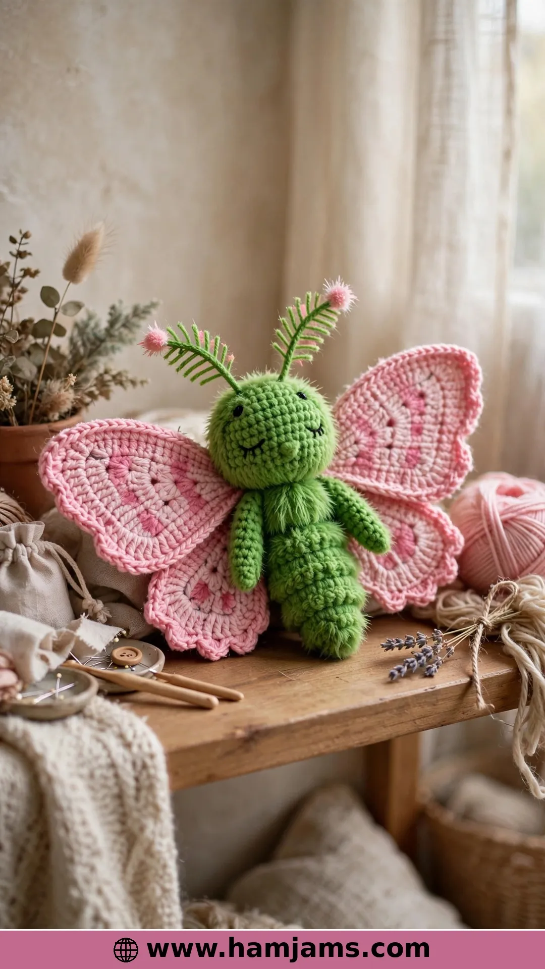 Alien Love Bug, the Oversized Green Moth