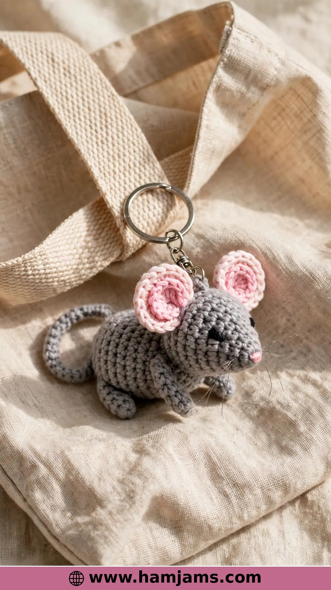 A Palm-Sized Mouse Keychain