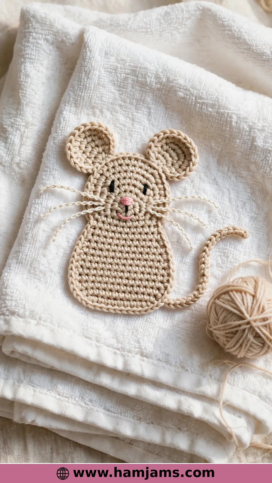 The Flat Mouse, Worked in Rows