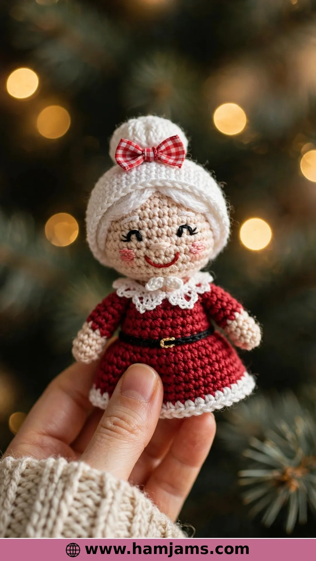 Happy Mama Claus With the Sweetest Smile