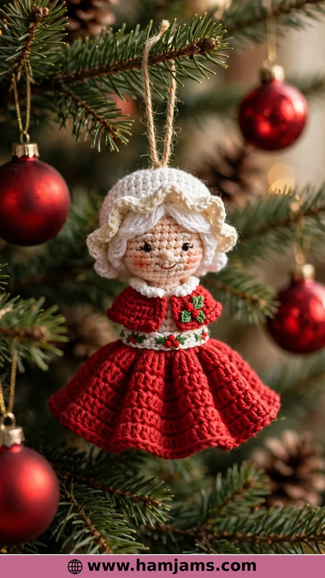 The Skirt-First Mini Mrs Claus Ornament