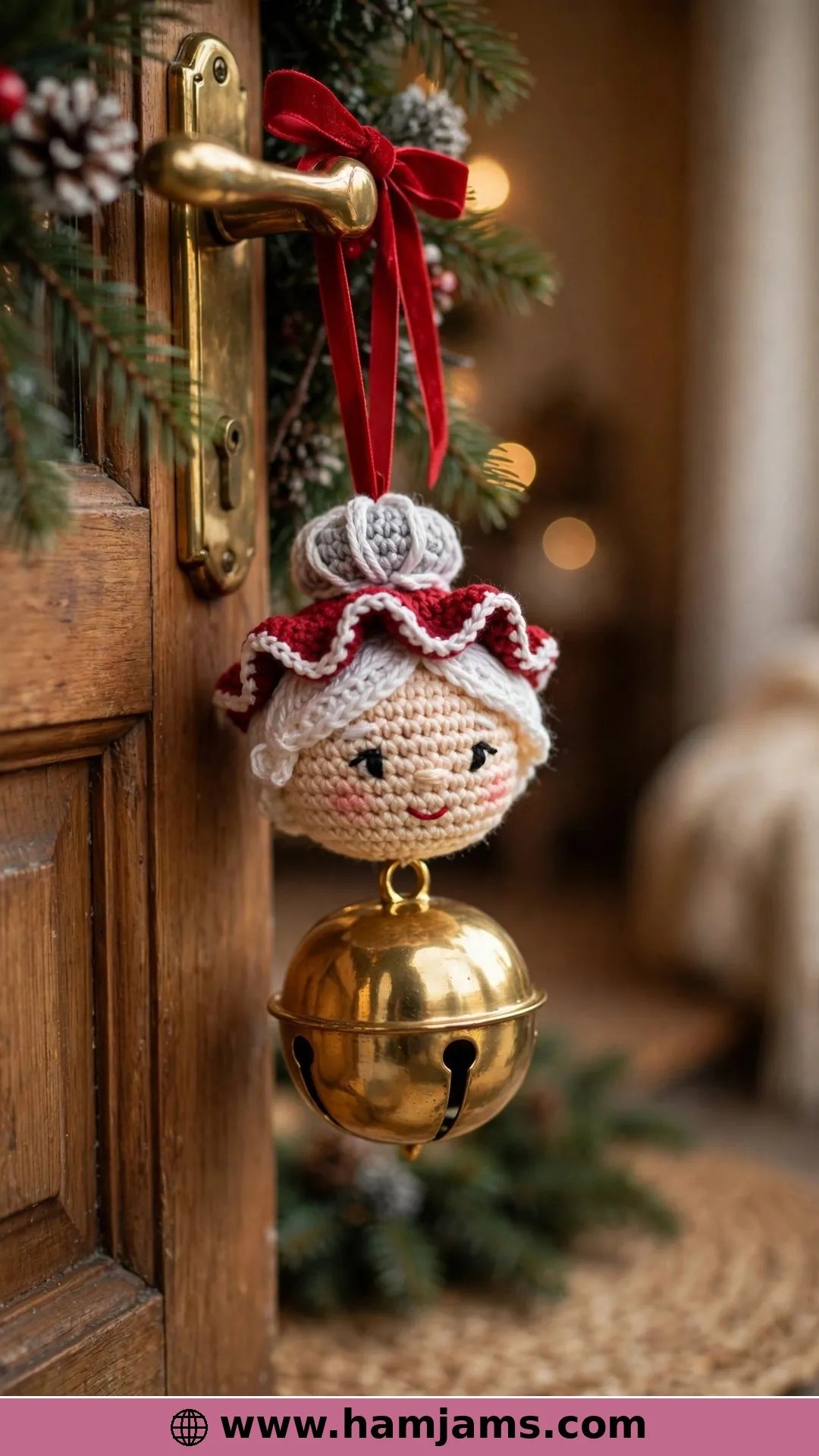 The Jingle Bell Mrs Claus Ornament