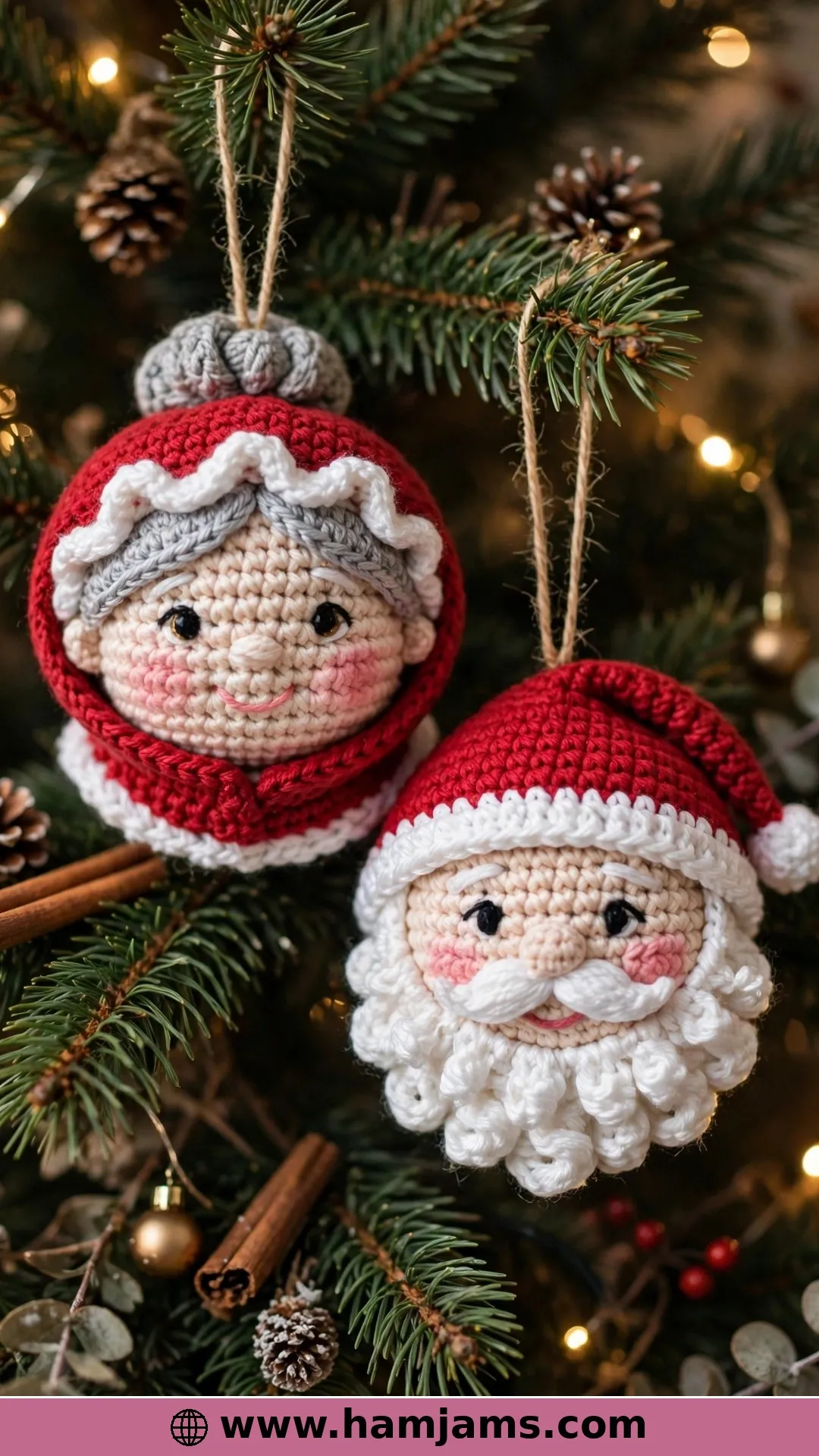 A Sweet Little Mrs Claus Ornament