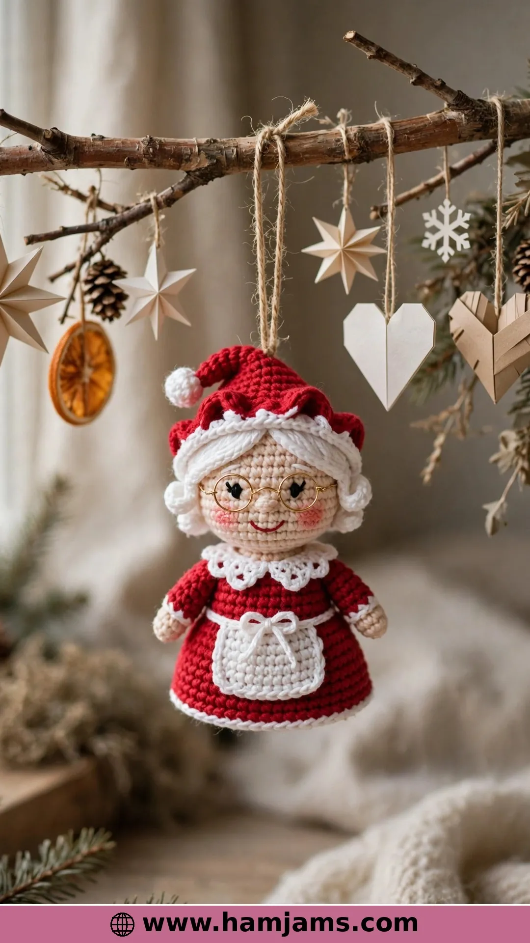 A Norwegian-Style Mrs Claus Ornament