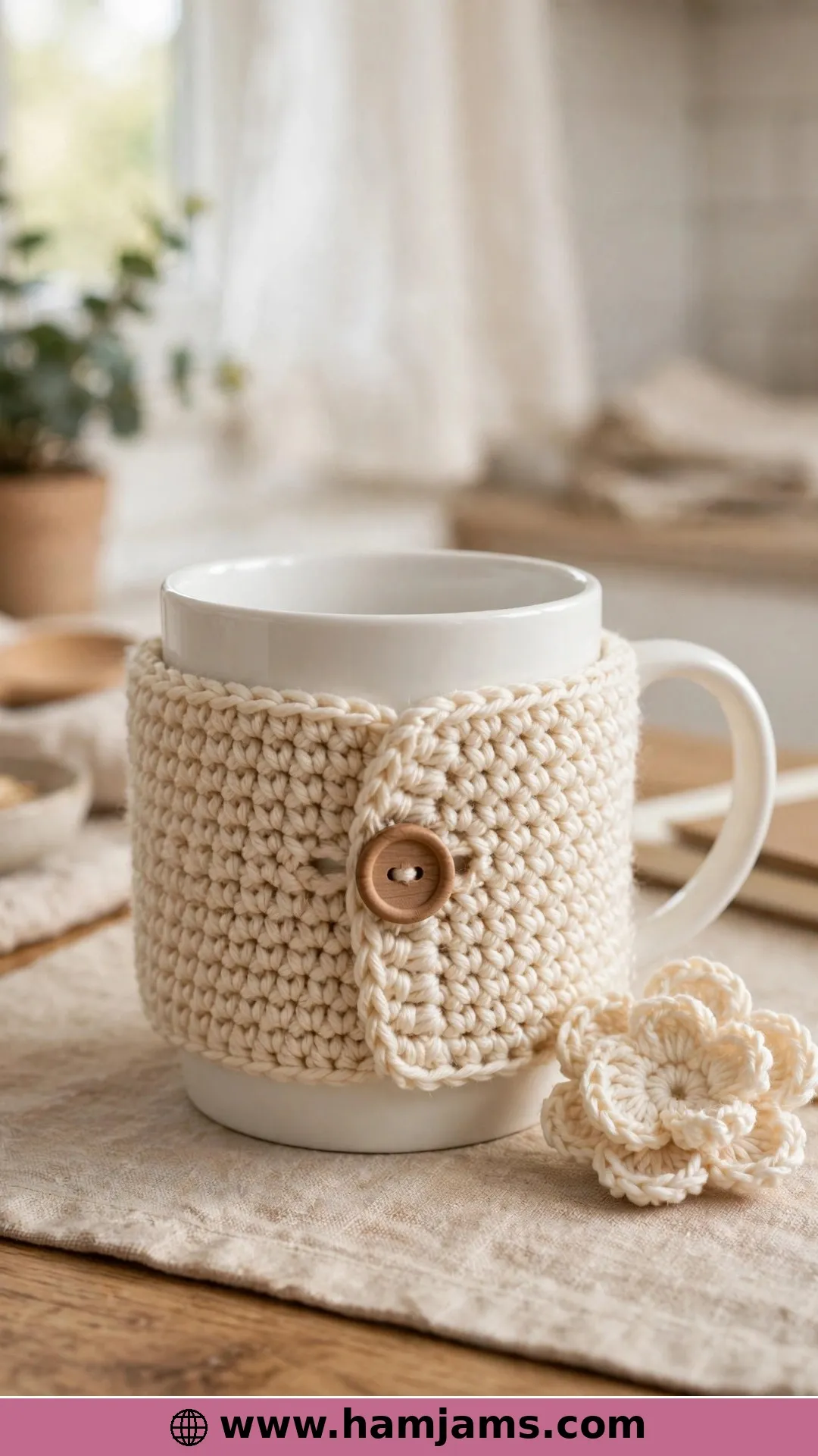 The Absolute-Beginner Button Cozy
