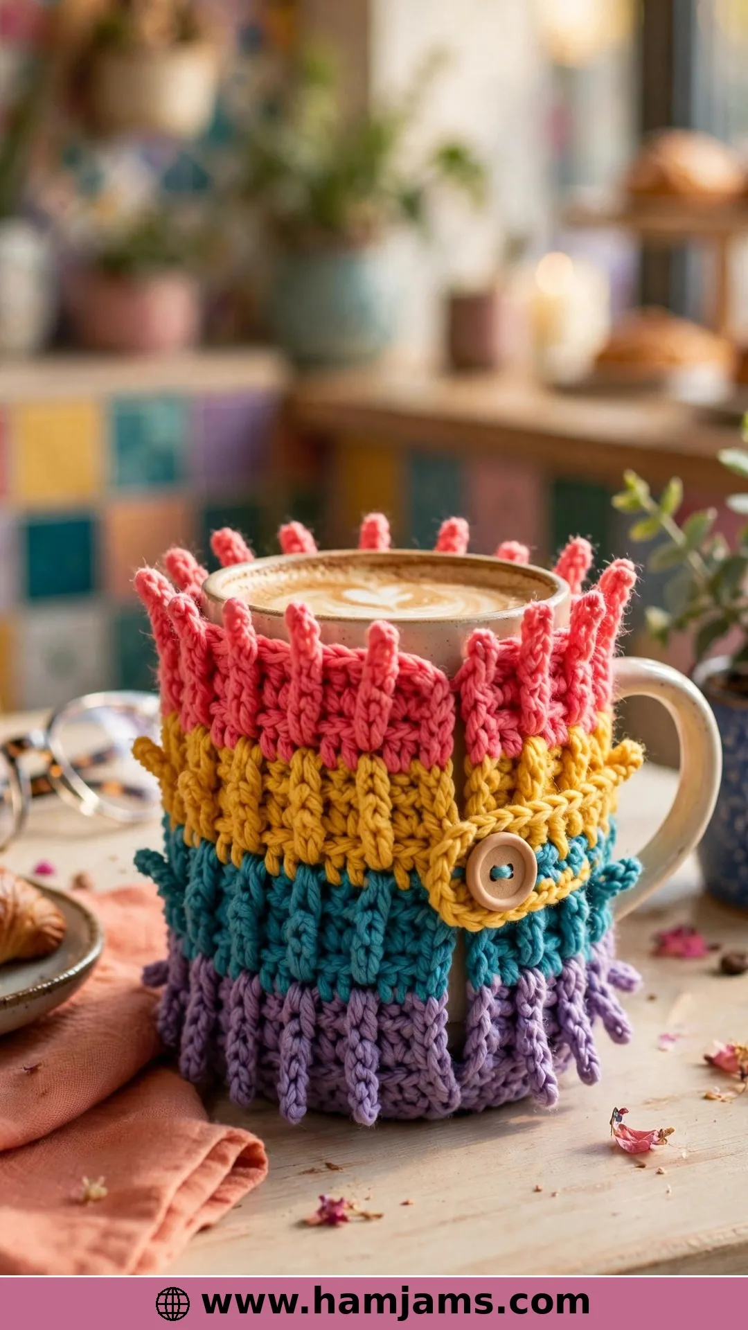 Popsicle Spike Stitch Colourwork