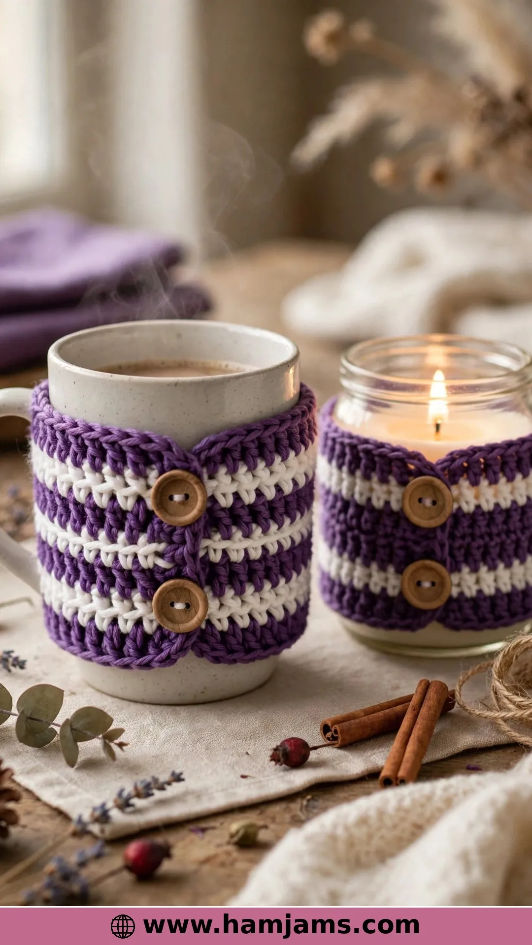 The Adjustable Wrap That Fits Mugs and Jars Alike