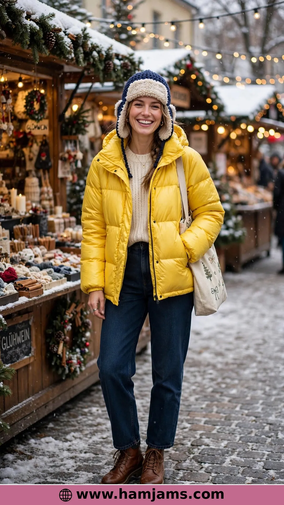 The Cozy Ear Flap Hat with the Fuzzy Contrast Panel