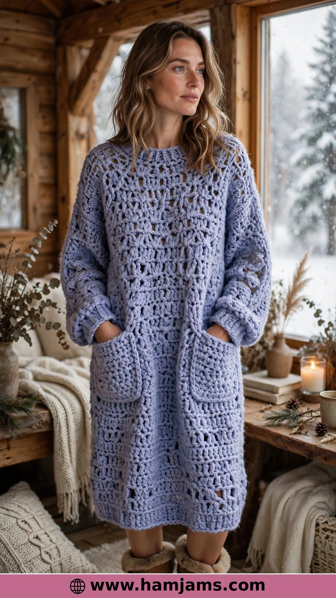 The Oversized Sweater Dress — With Pockets